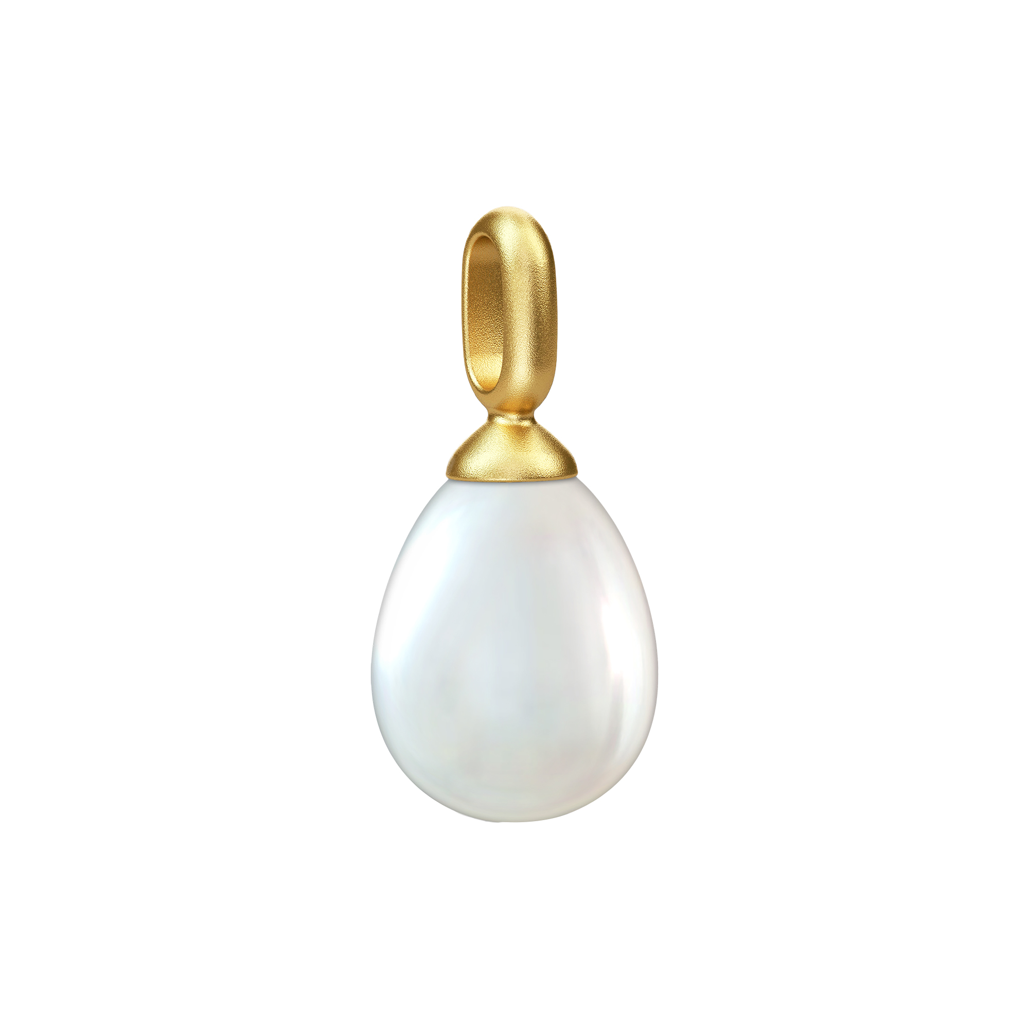 Julie Sandlau - Afrodite Pendant, gold/white pearl, Perla