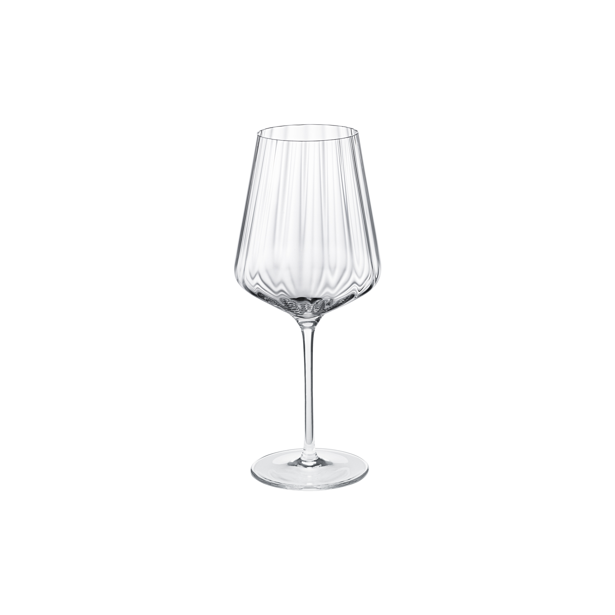 Georg Jensen - Bernadotte hvidvinsglas 6 stk. - H: 21 x D: 9 cm.