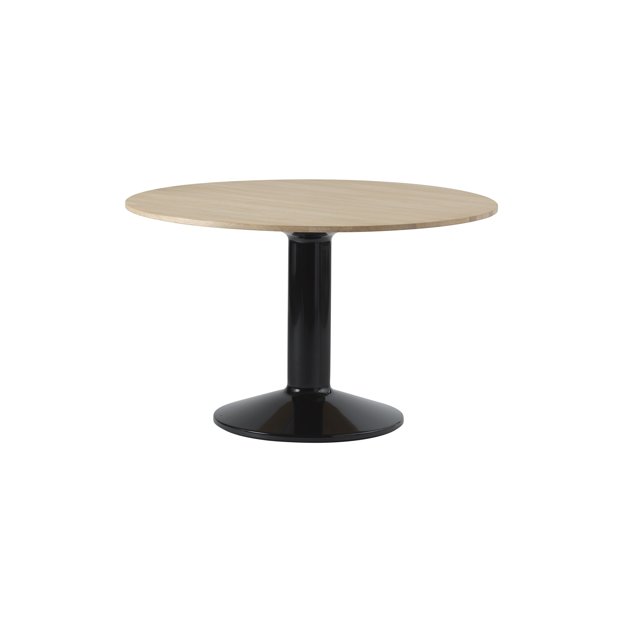 Muuto - Midst Table, oak/black - Ø120 cm