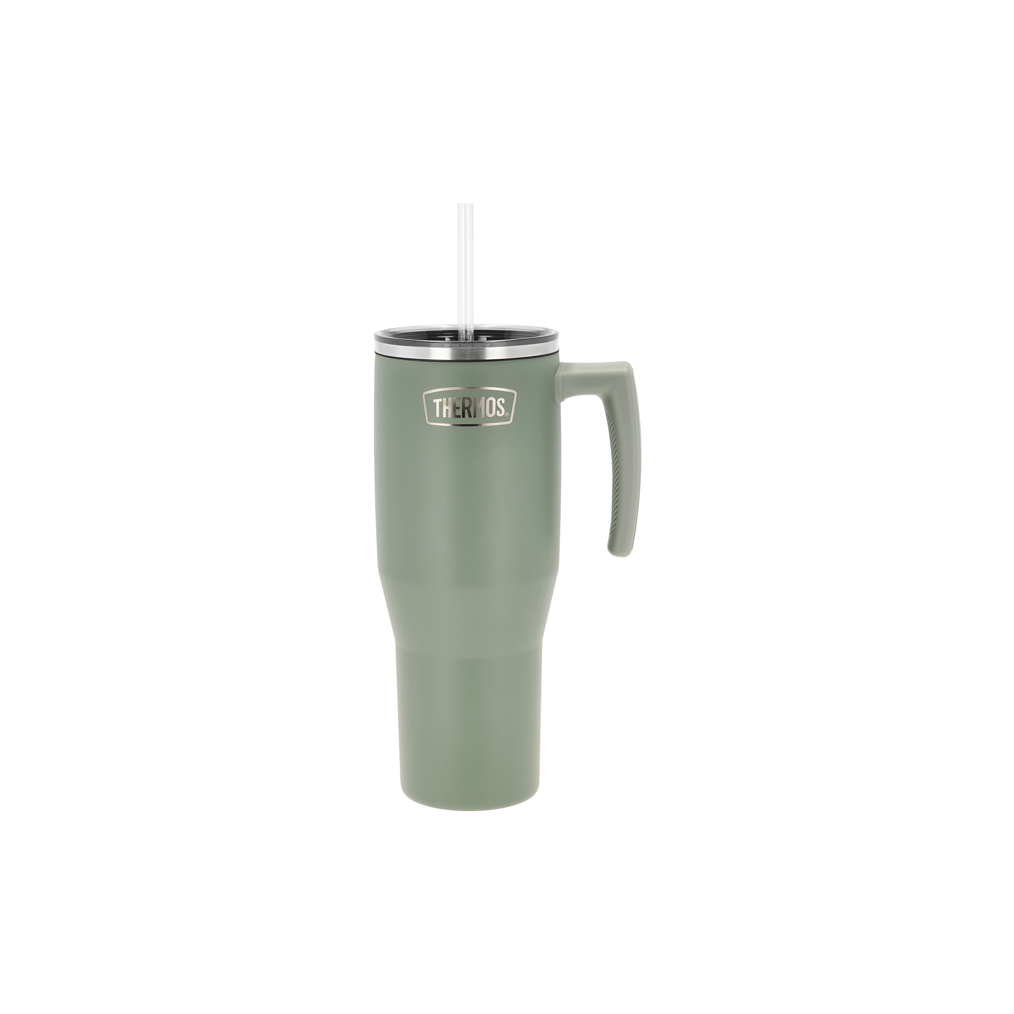 Thermos - Termokrus med hank, grøn