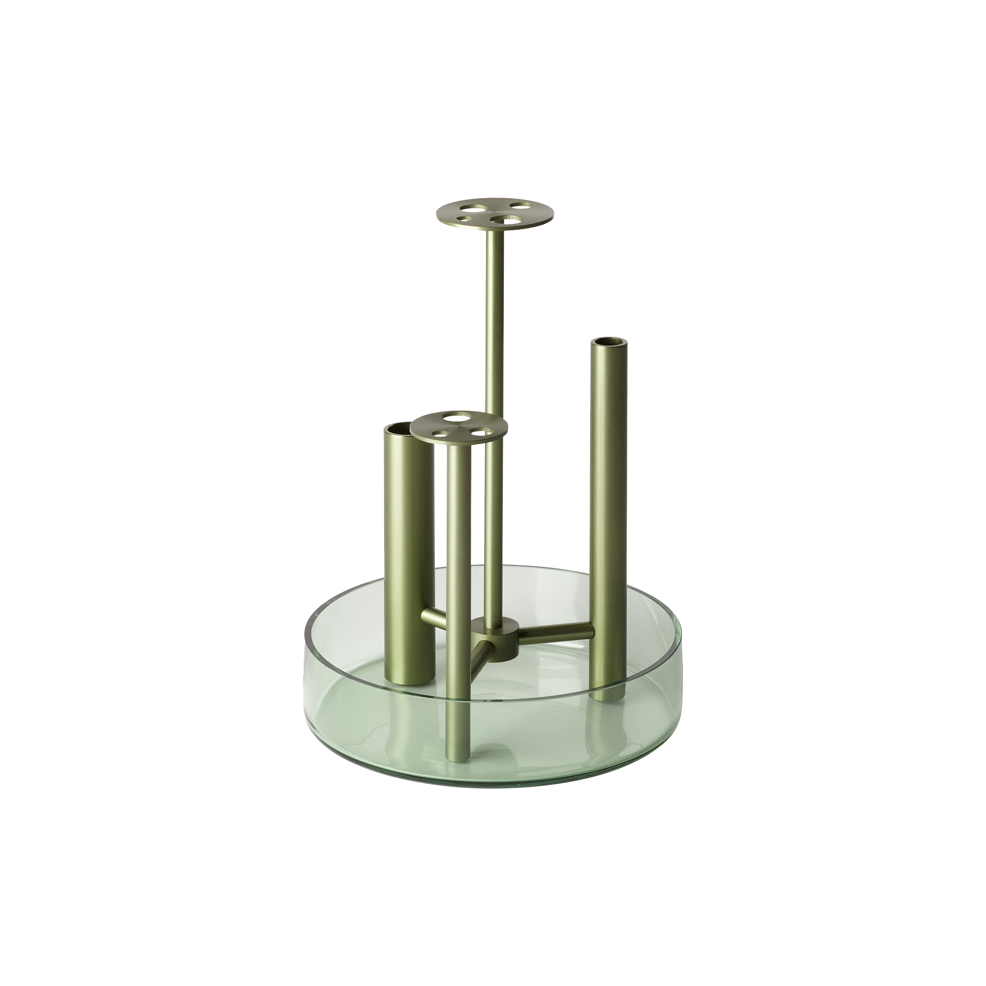 Fritz Hansen - Ikeru vase high, forest green - H: 23,9 x Ø 16 cm.
