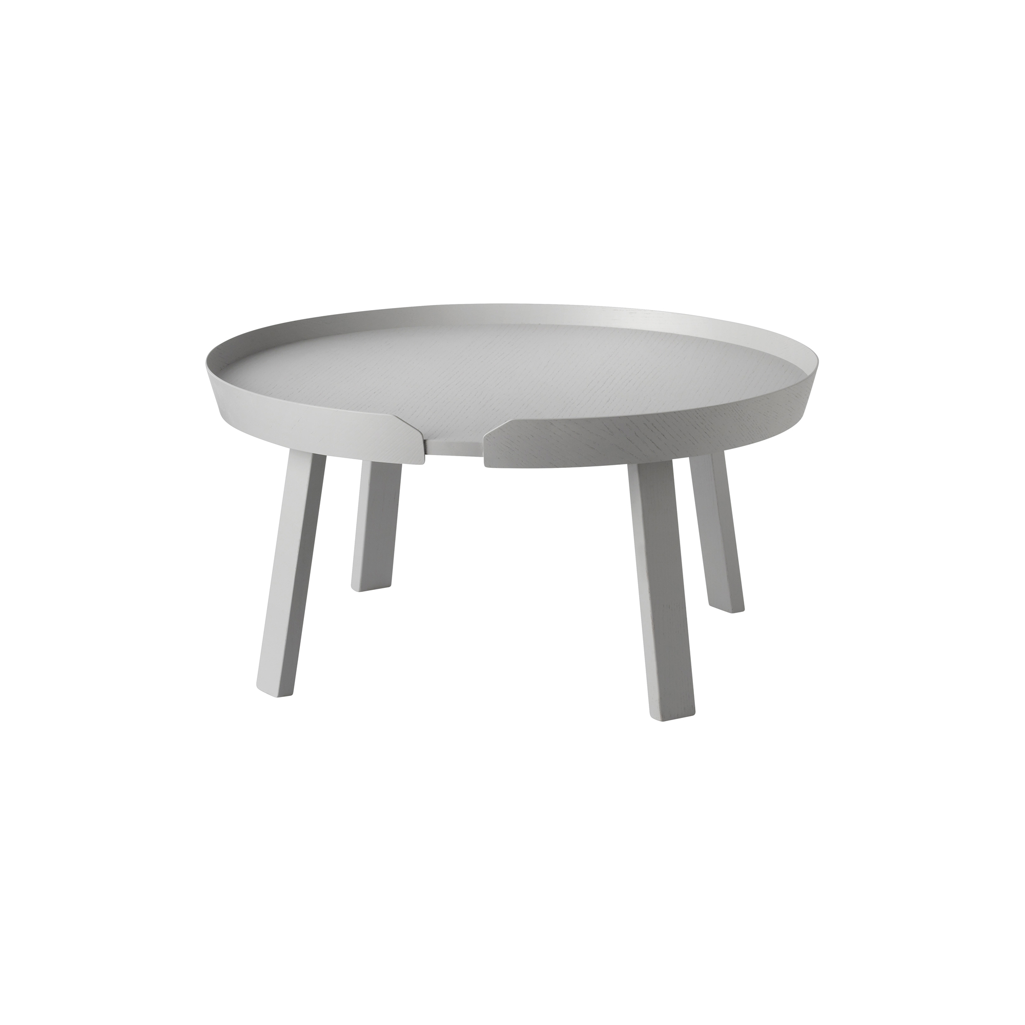Muuto - Around Coffee Table, grey - Ø72 cm
