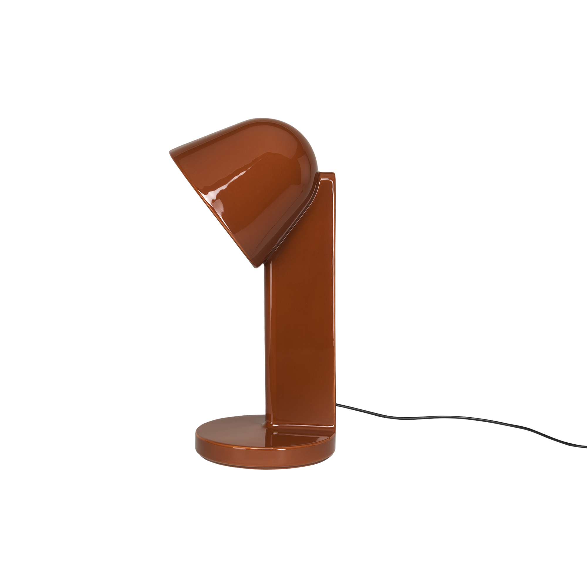 Flos - Céramique Down bordlampe, rust red - H: 50 x B: 10 x Ø 19,5 cm.