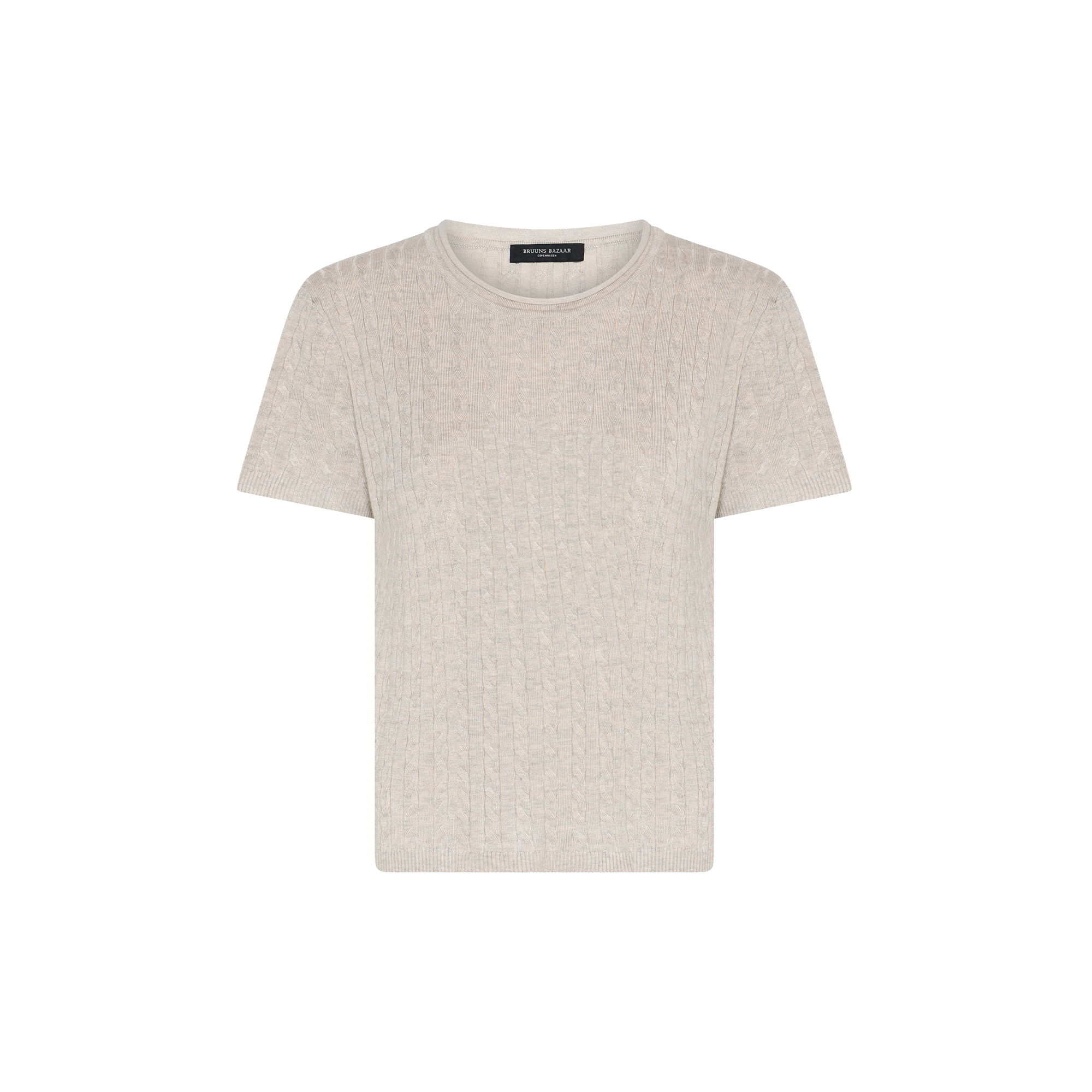 Bruuns Bazaar - AnemoneBBGlenda knit, sand melange - Str. S