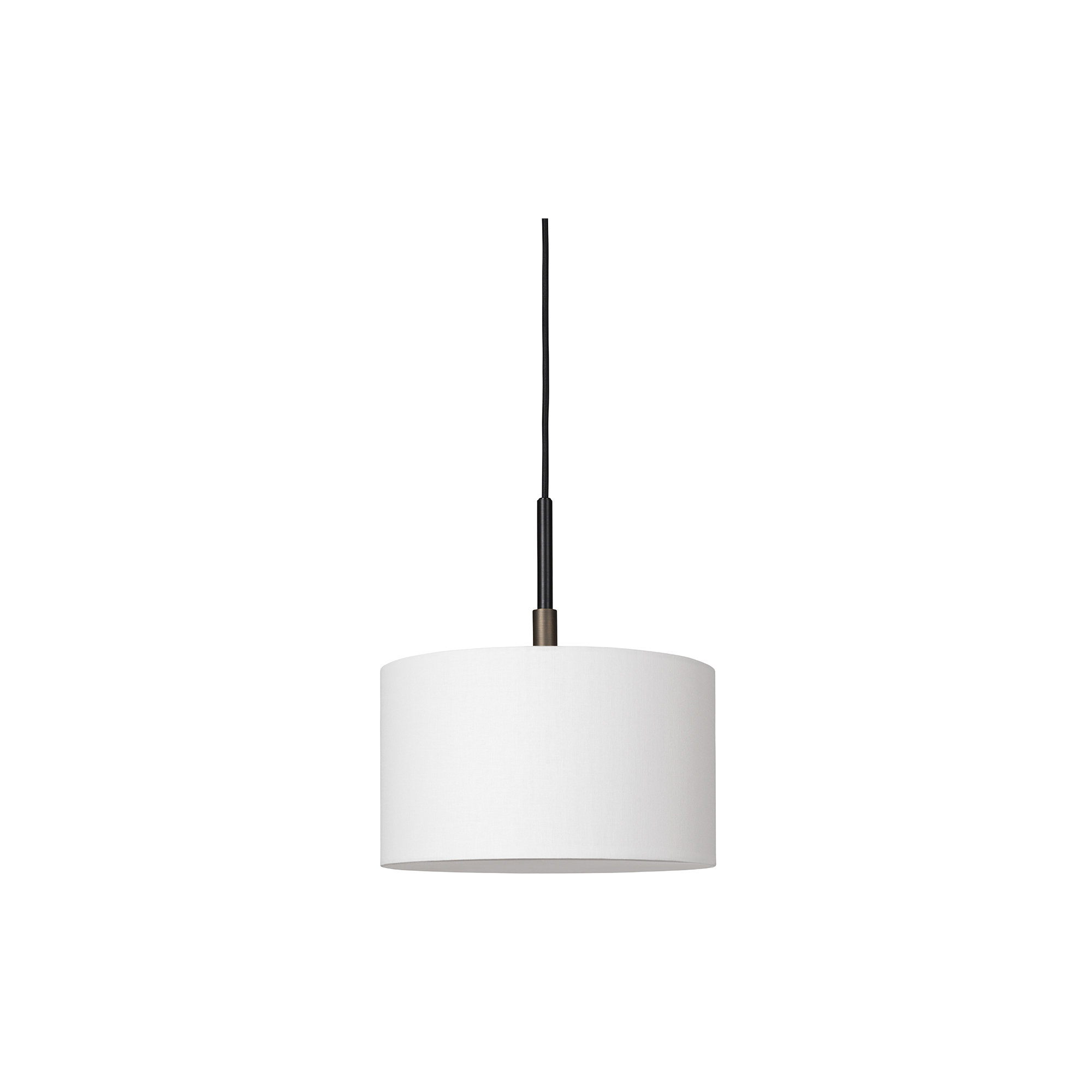 GUBI - Gravity Pendant, white - H: 17 x Ø 30 cm.