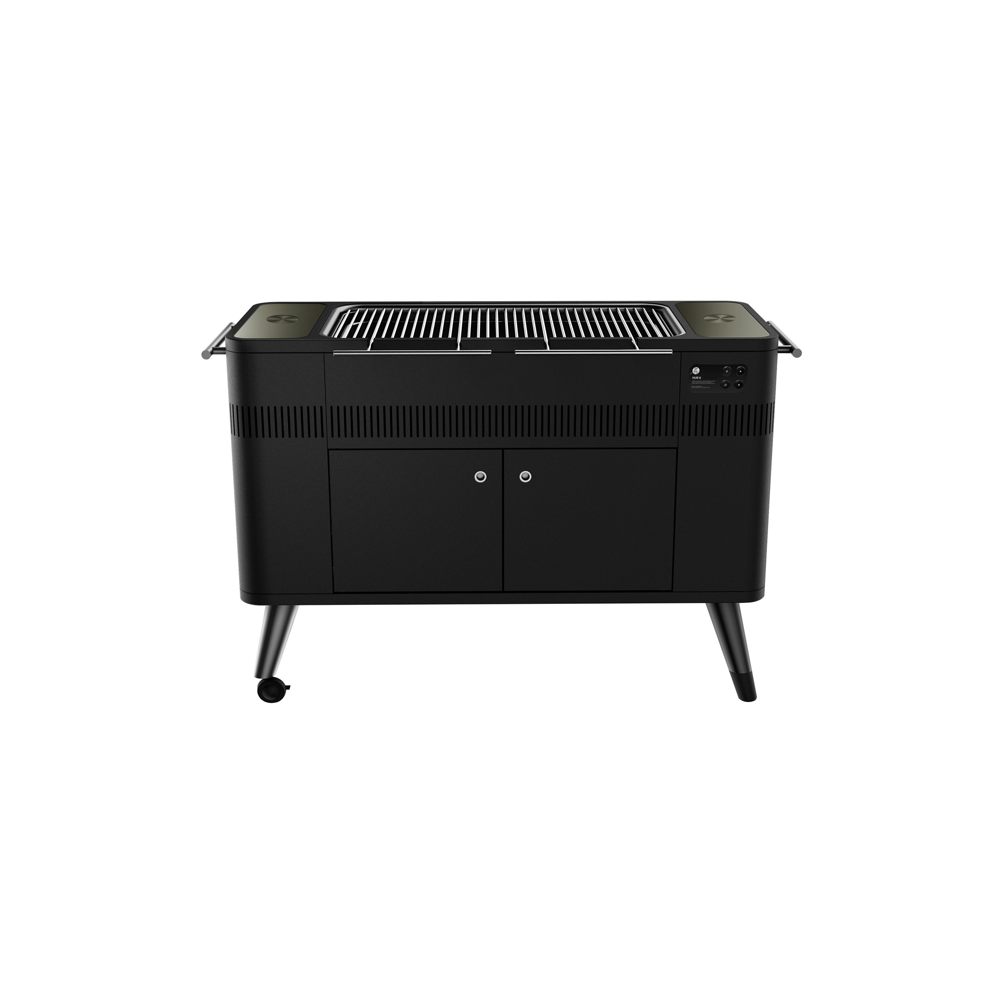 EVERDURE by Heston Blumenthal - HUB II kulgrill, black - H: 90 x B: 136,5 x D: 48,7 cm.