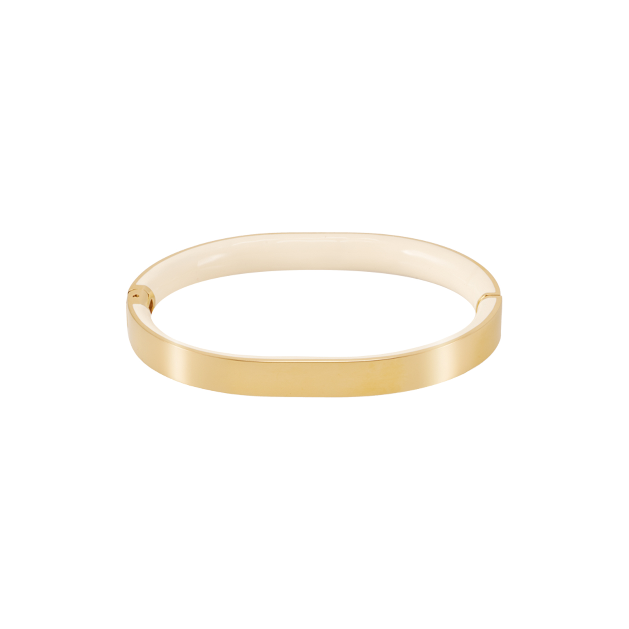 bangle up - SATURNE claps bracelet, gold/enamel