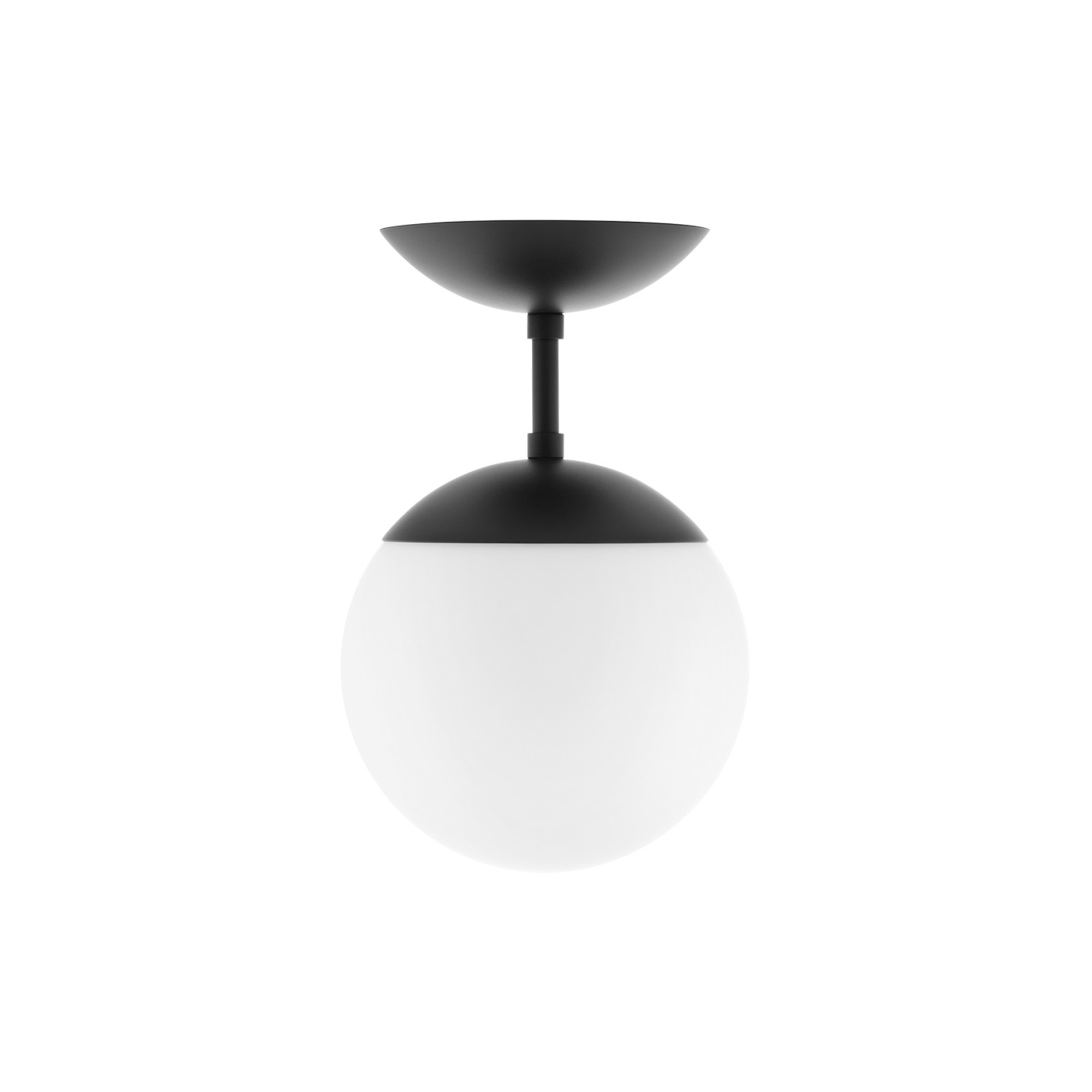 Rubn - Lord 1 Ceiling/Wall Lamp, black/opal