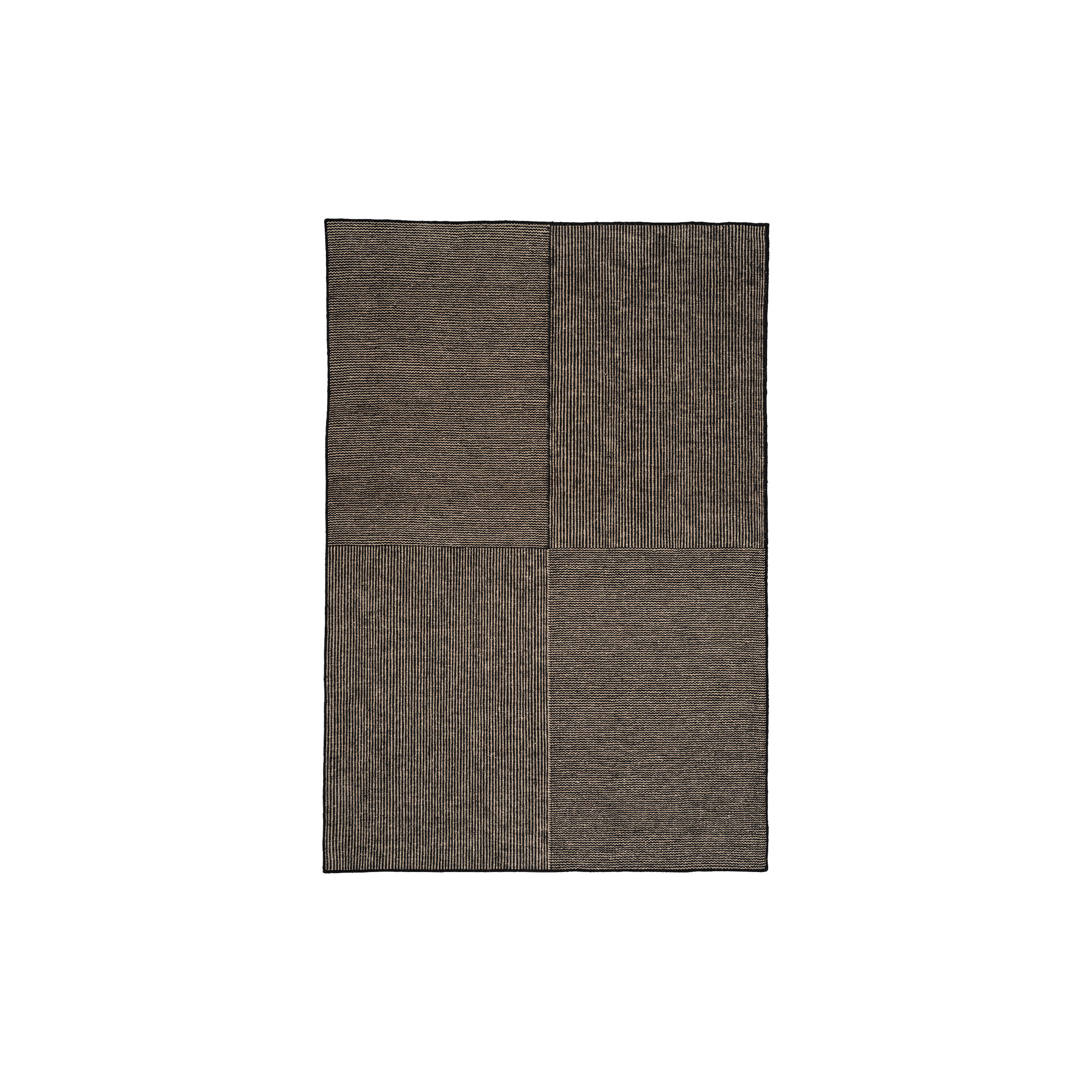 Linie Design - Kent gulvtæppe, black - 140x200 cm