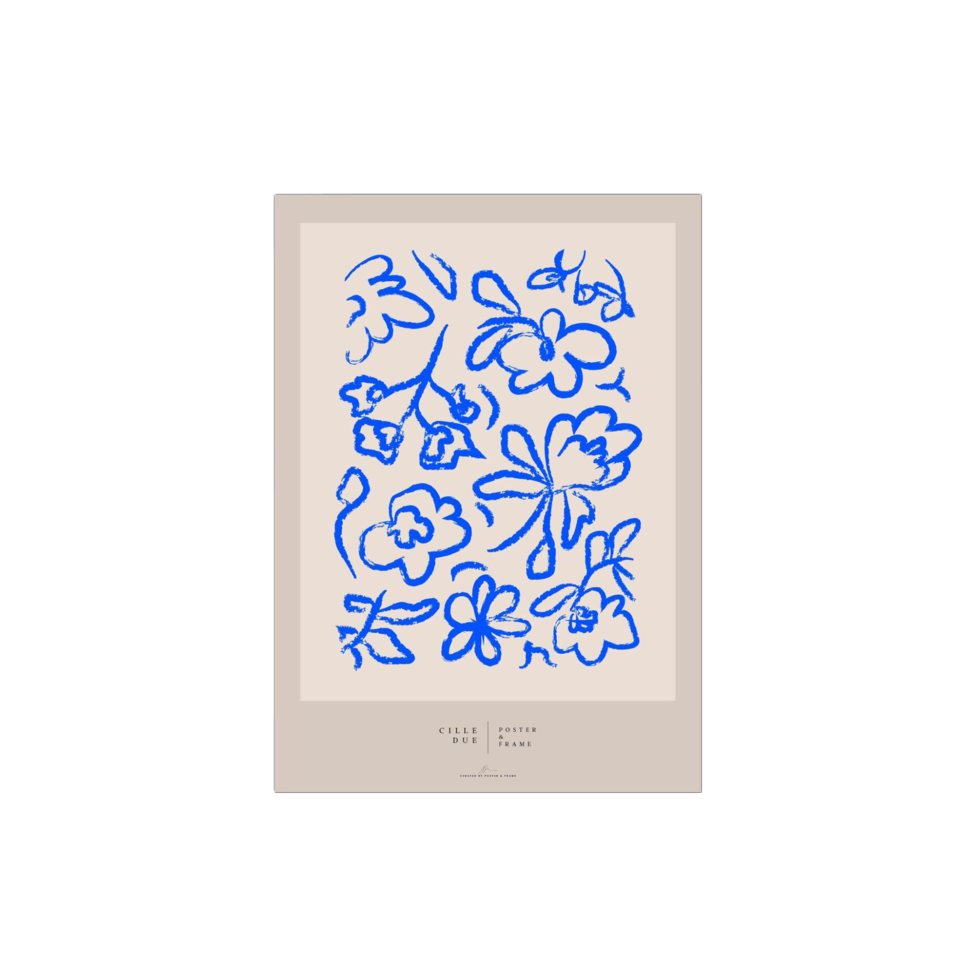 Poster & Frame - Flower - 50x70 cm