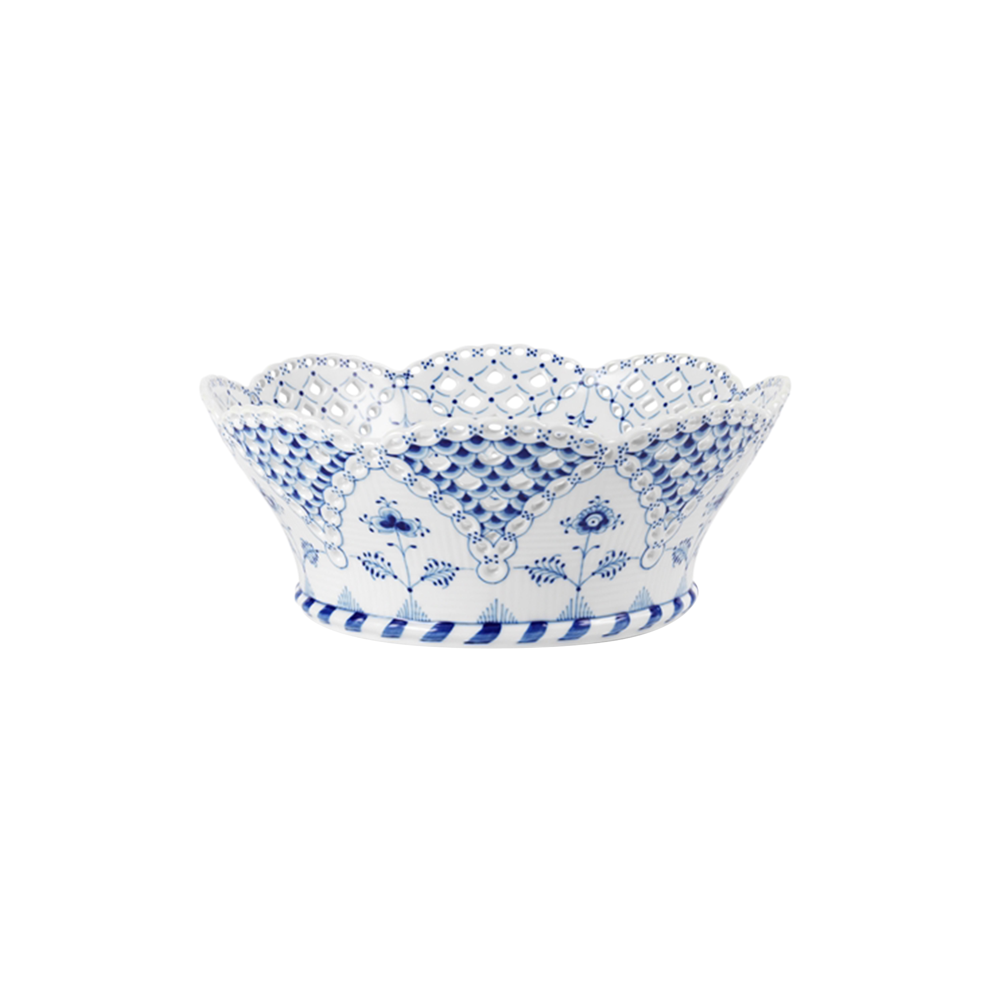 Royal Copenhagen - Musselmalet Helblonde Frugtkurv