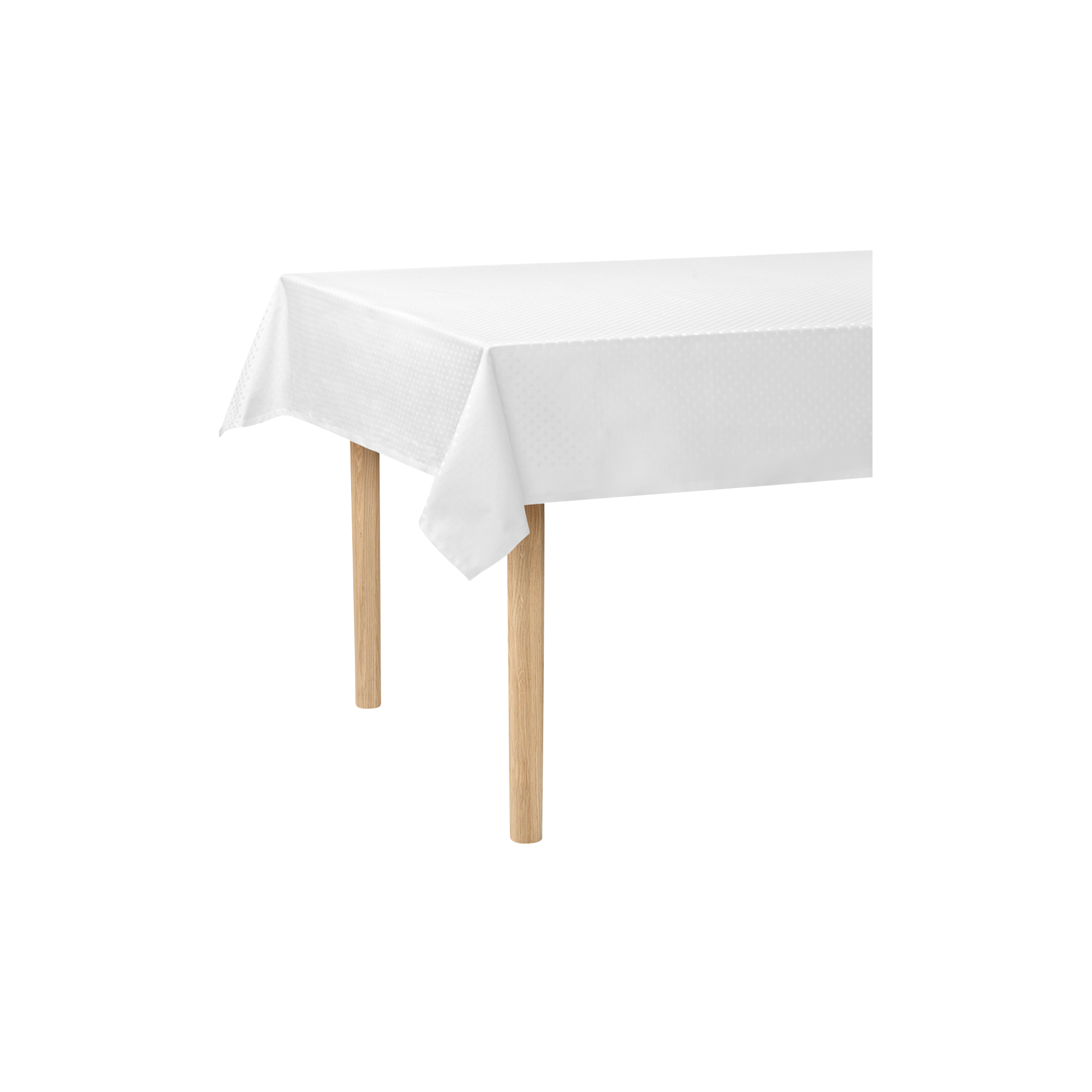 Georg Jensen Damask - SNOWFLAKES dug, white - 165x220 cm