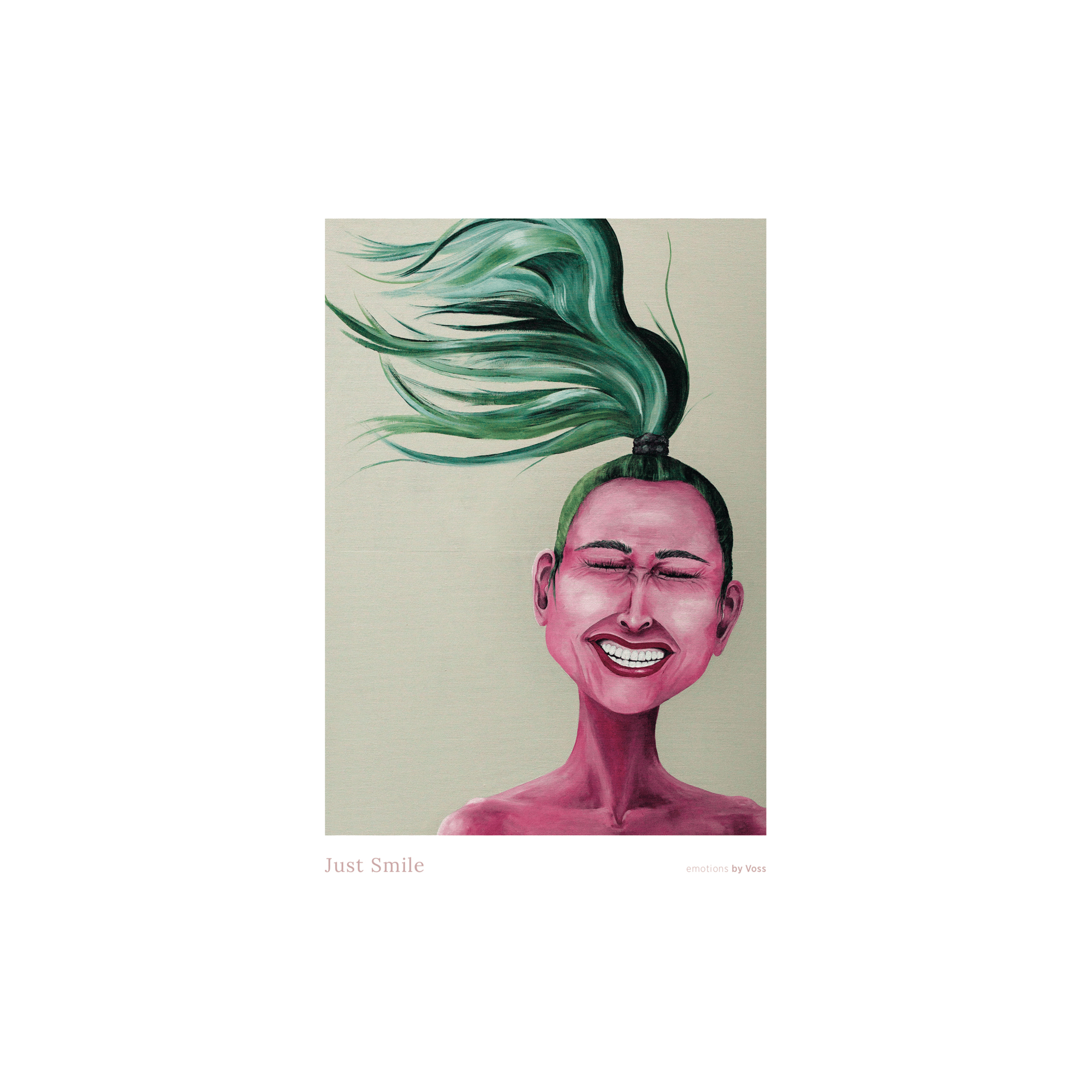 All by Voss - Just Smile plakat, Emotions - 50x70 cm