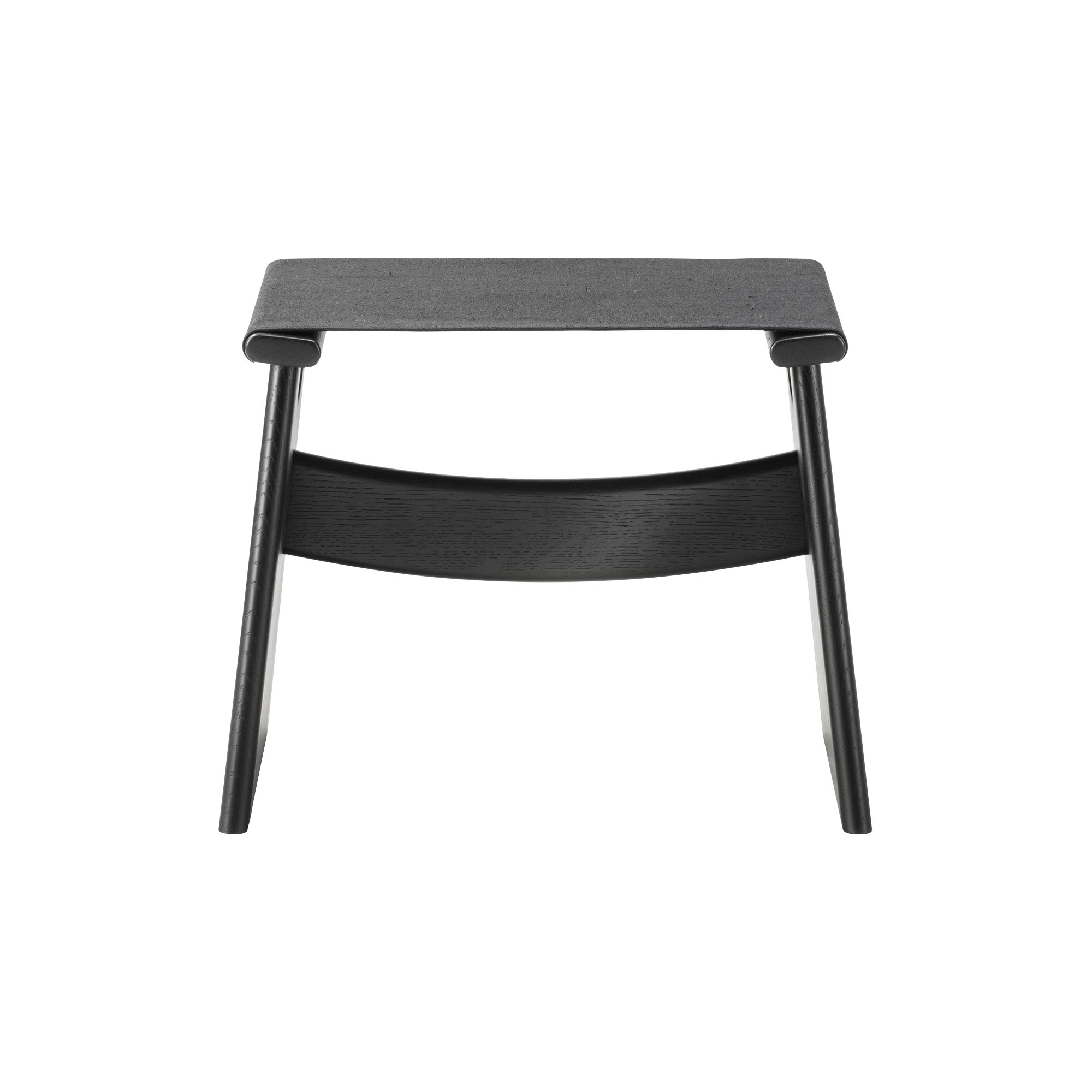 Fredericia Furniture - Seto Stool, black lacquered oak/black