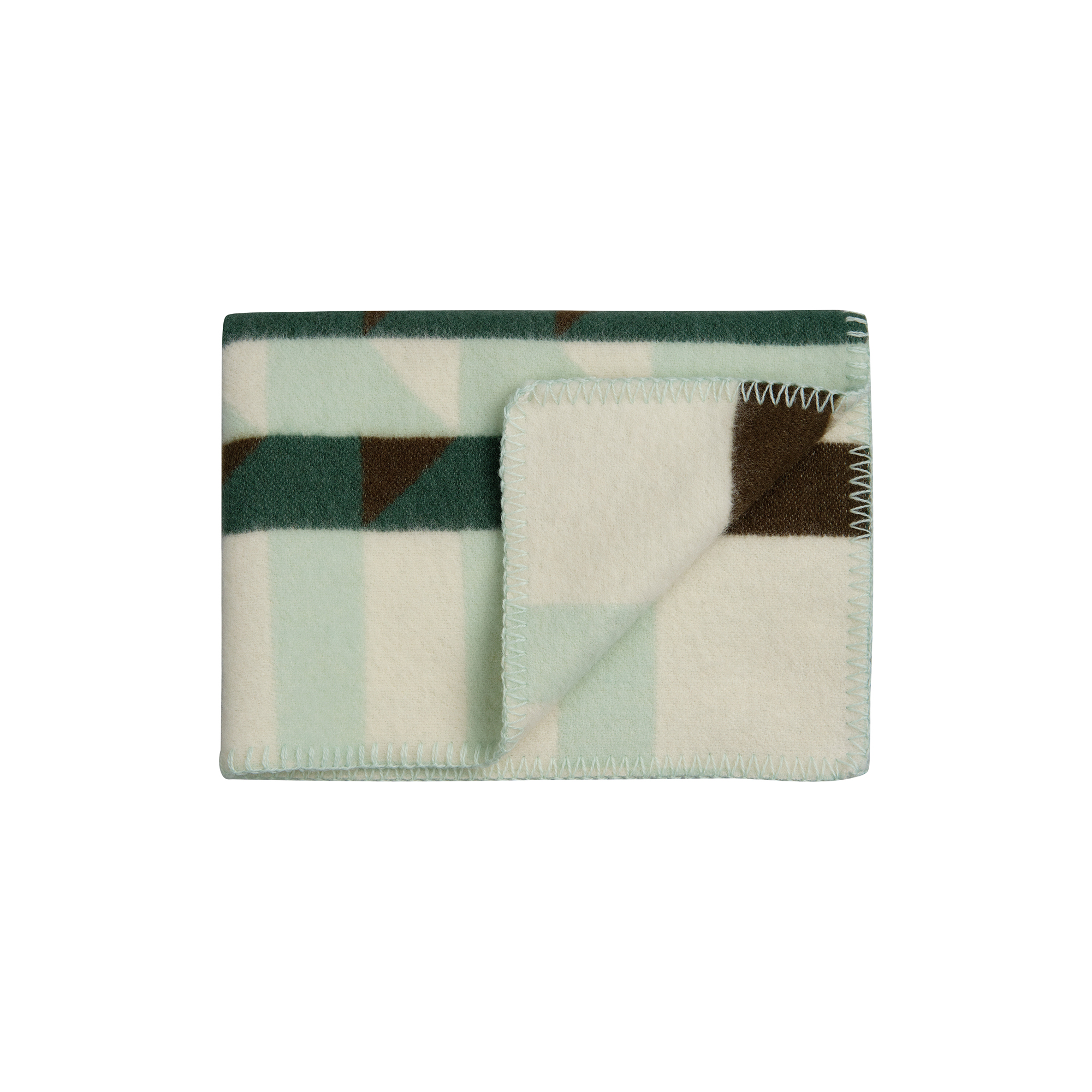 Røros Tweed - KVAM Baby Size Throw, green
