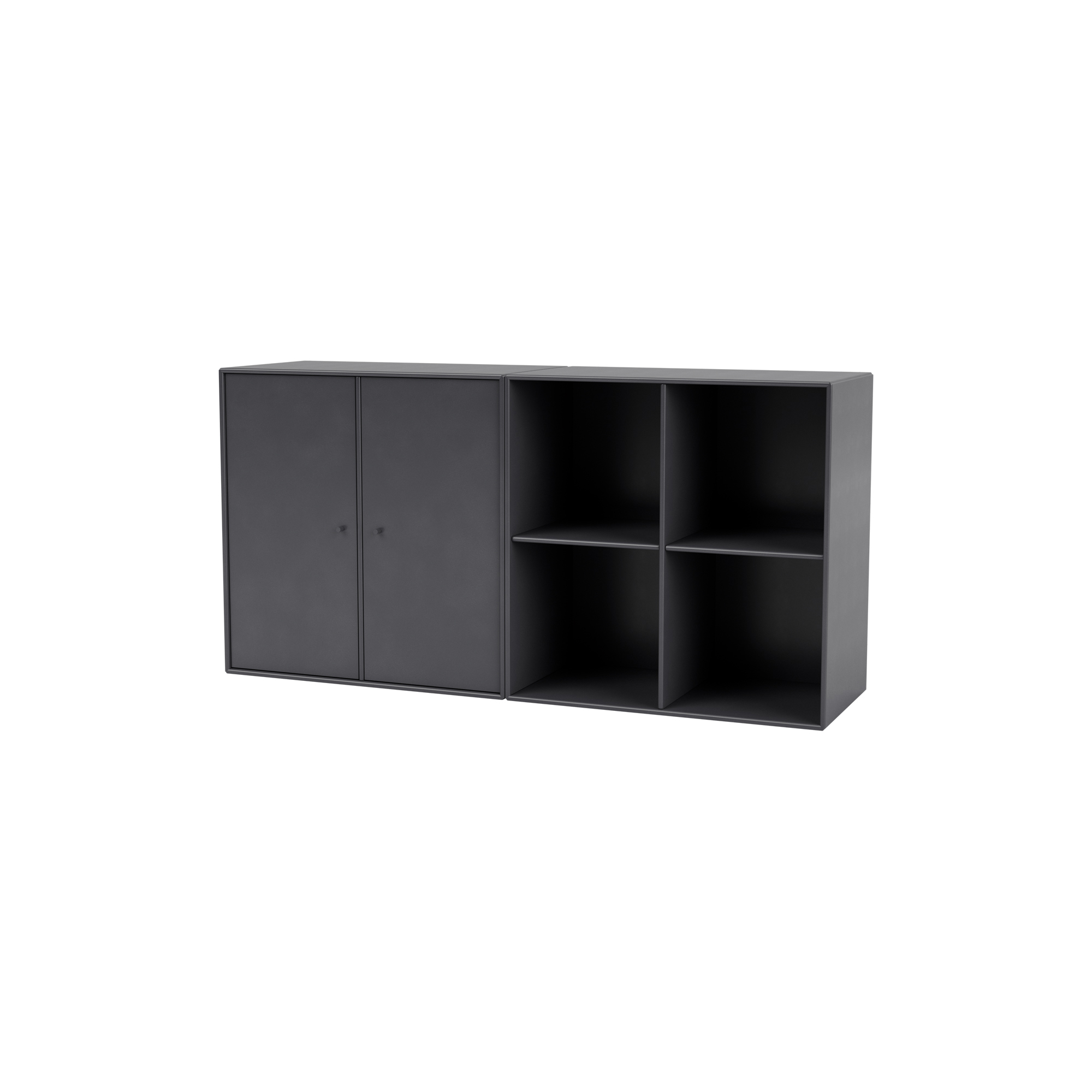 Montana Furniture - PAIR klassisk skænk, 36 coal