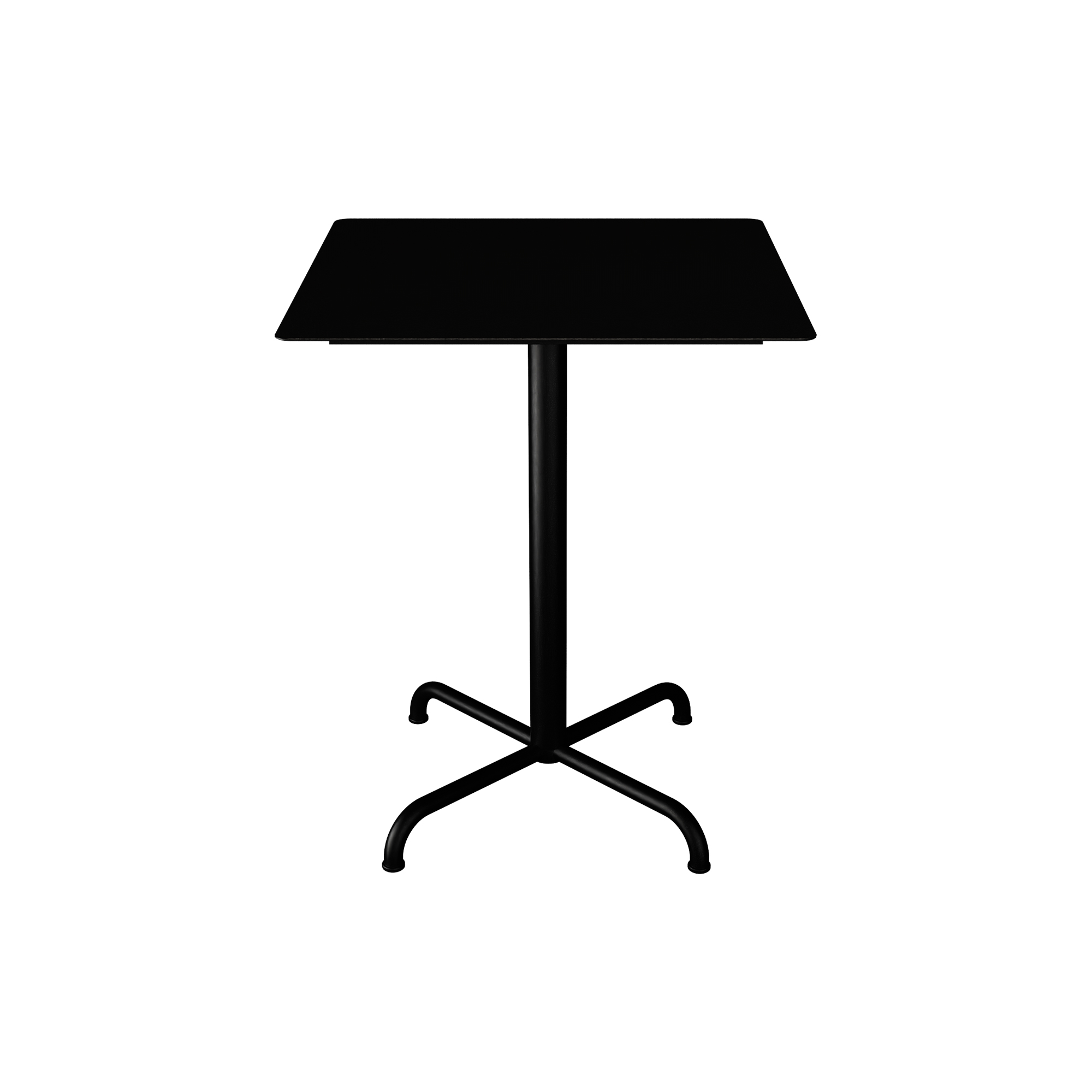 HOUE - PICO Café Table with 4 Star Base 60x60, black