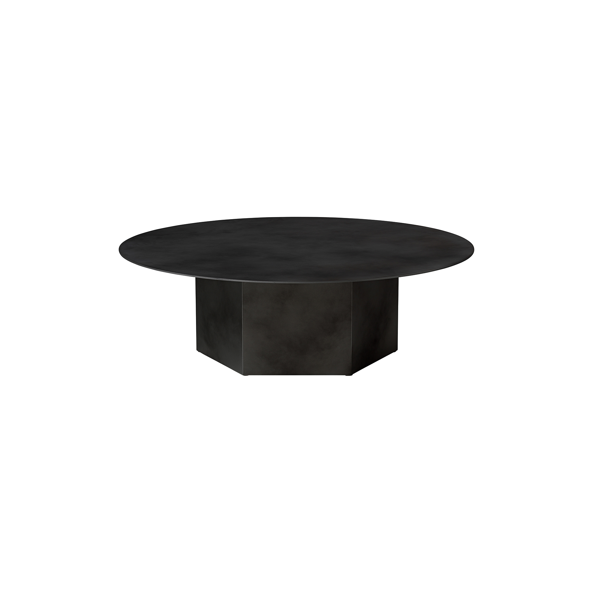 GUBI - Epic Coffee Table, midnight black - Ø110 cm