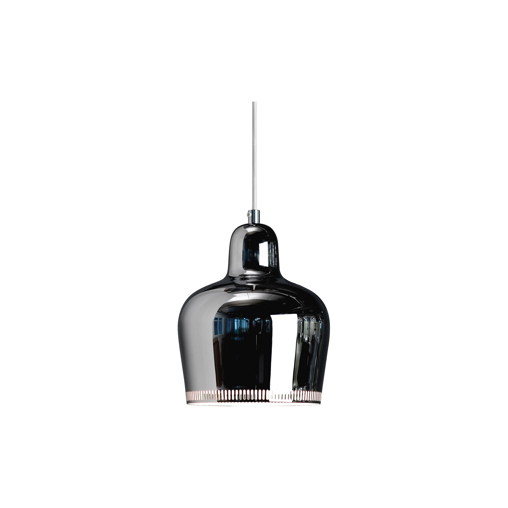 Artek - Pendant Light A330S “Golden Bell“, chrome-plated
