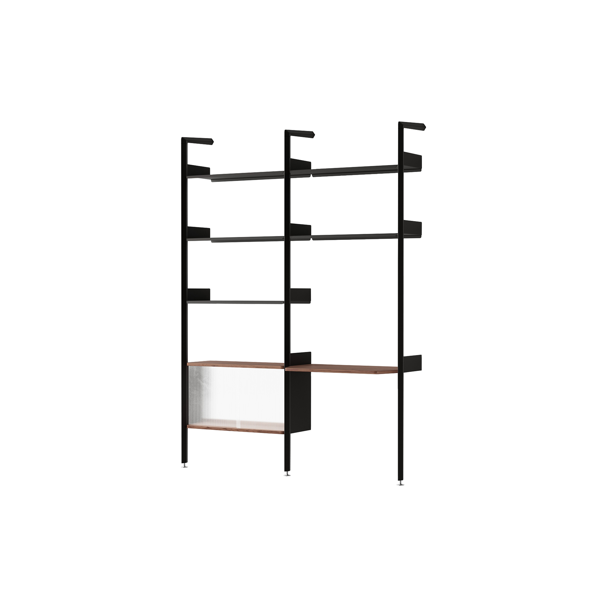 &Tradition - Rombe IF2 & IF6 Shelving System Configuration D, anthracite