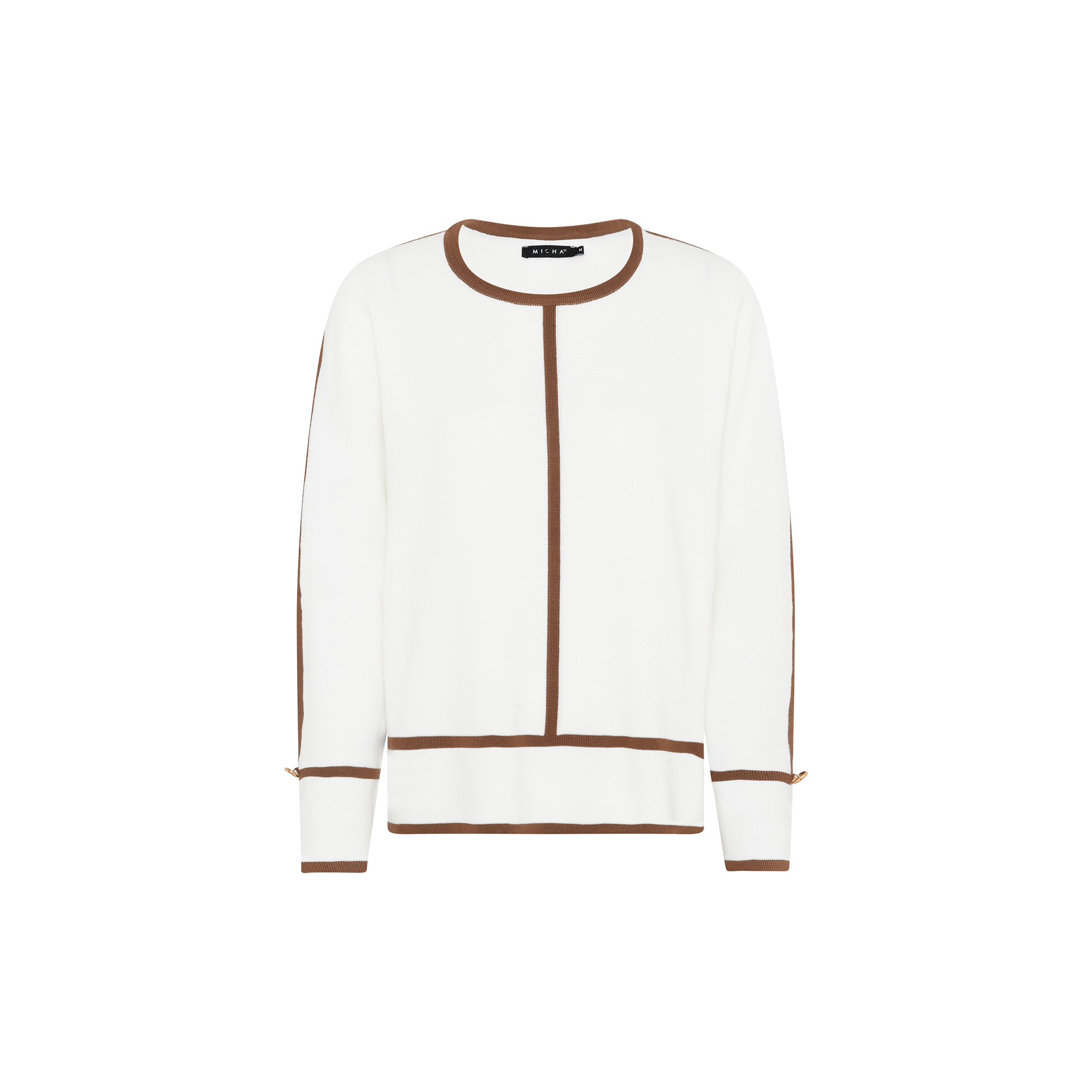 Micha - Jumper Sporty Milano Knit, offw/nouga - Str. XL