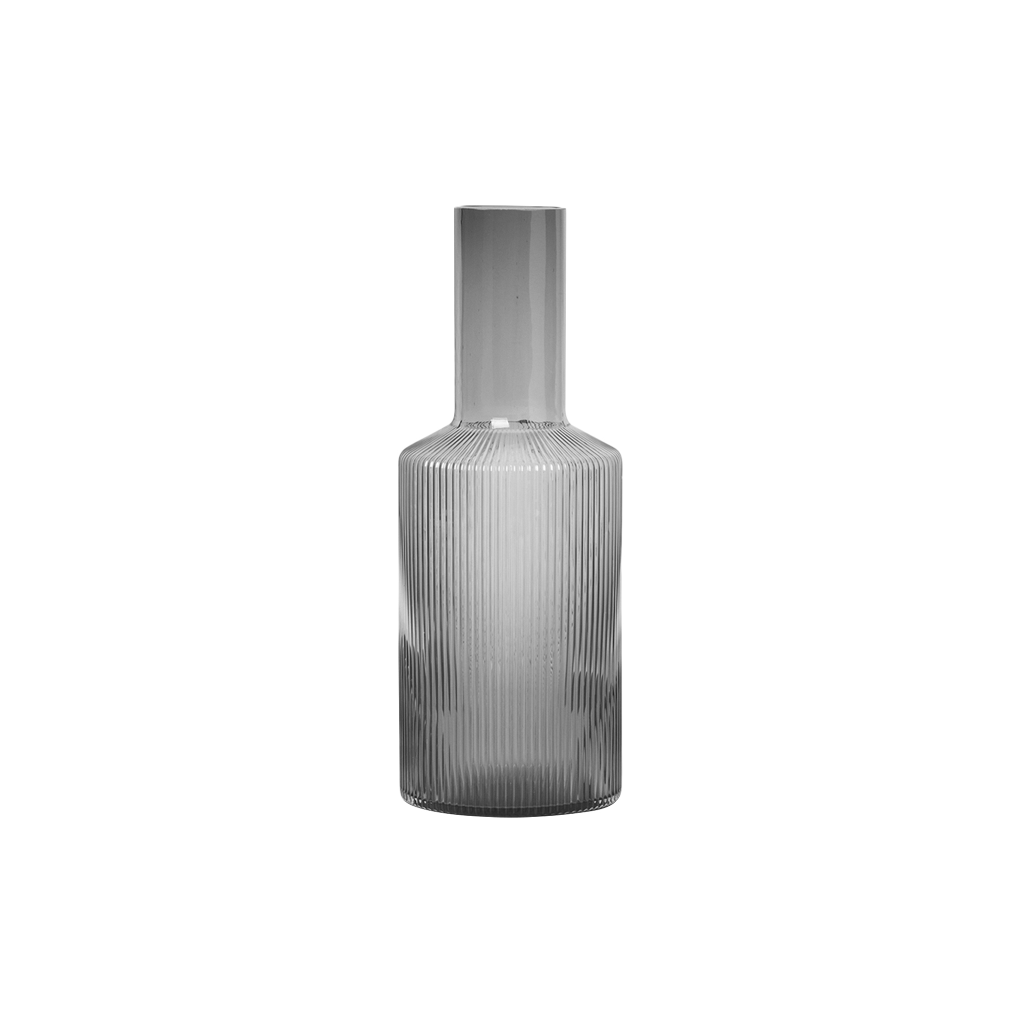 ferm LIVING - Ripple Carafe, smoked grey
