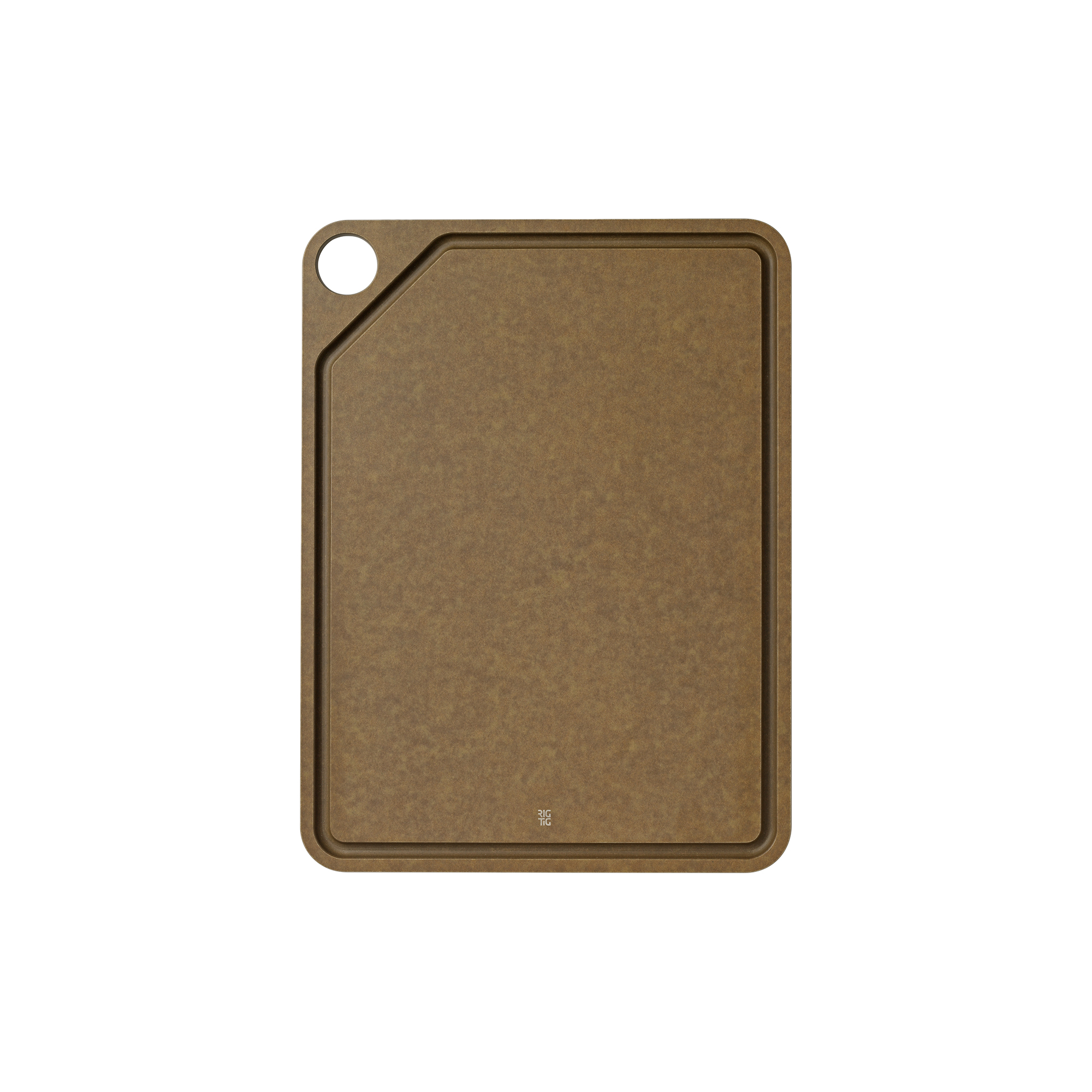 RIG-TIG - CUT-IT skærebræt, brown - 29.8x39.8 cm
