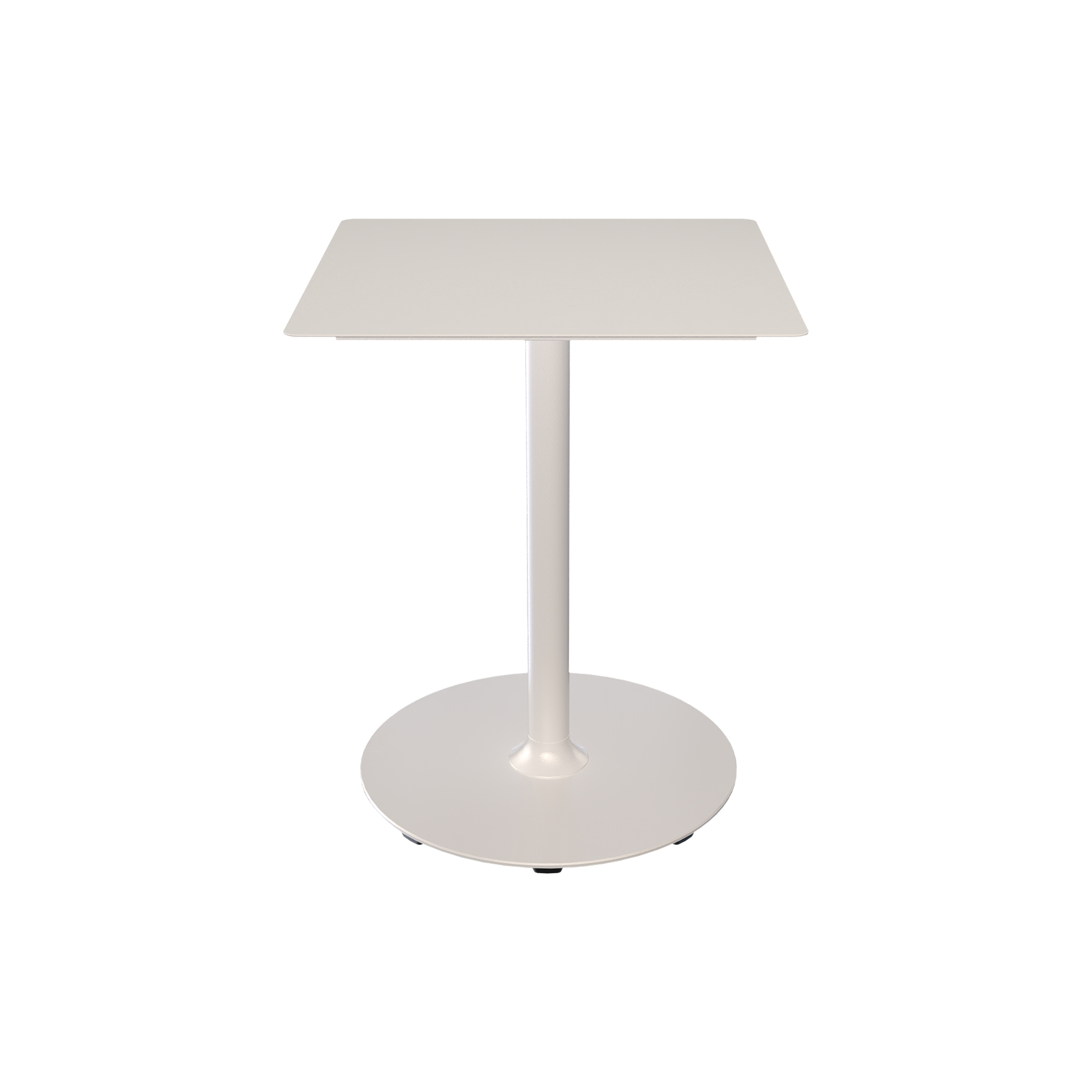 HOUE - PICO Café Table with Round Base 60x60, muted white
