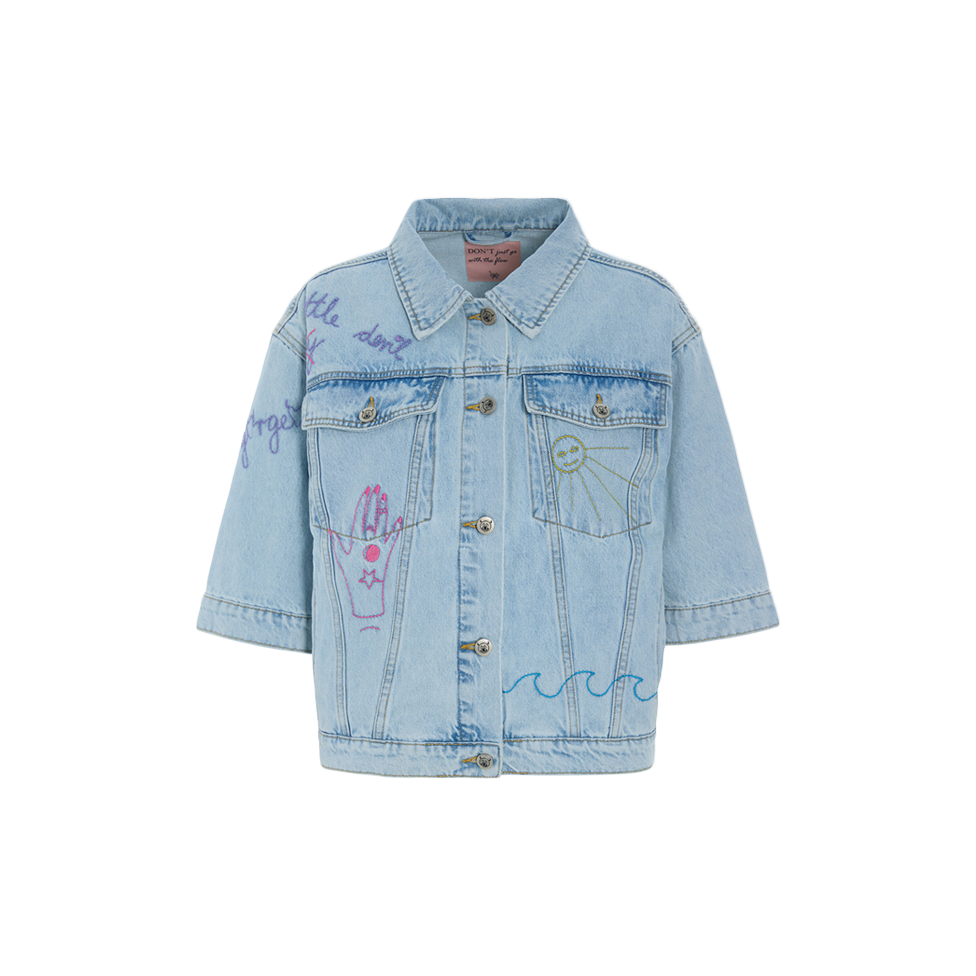 HUNKØN - Kenna Denim Jacket, light denim - Str. M
