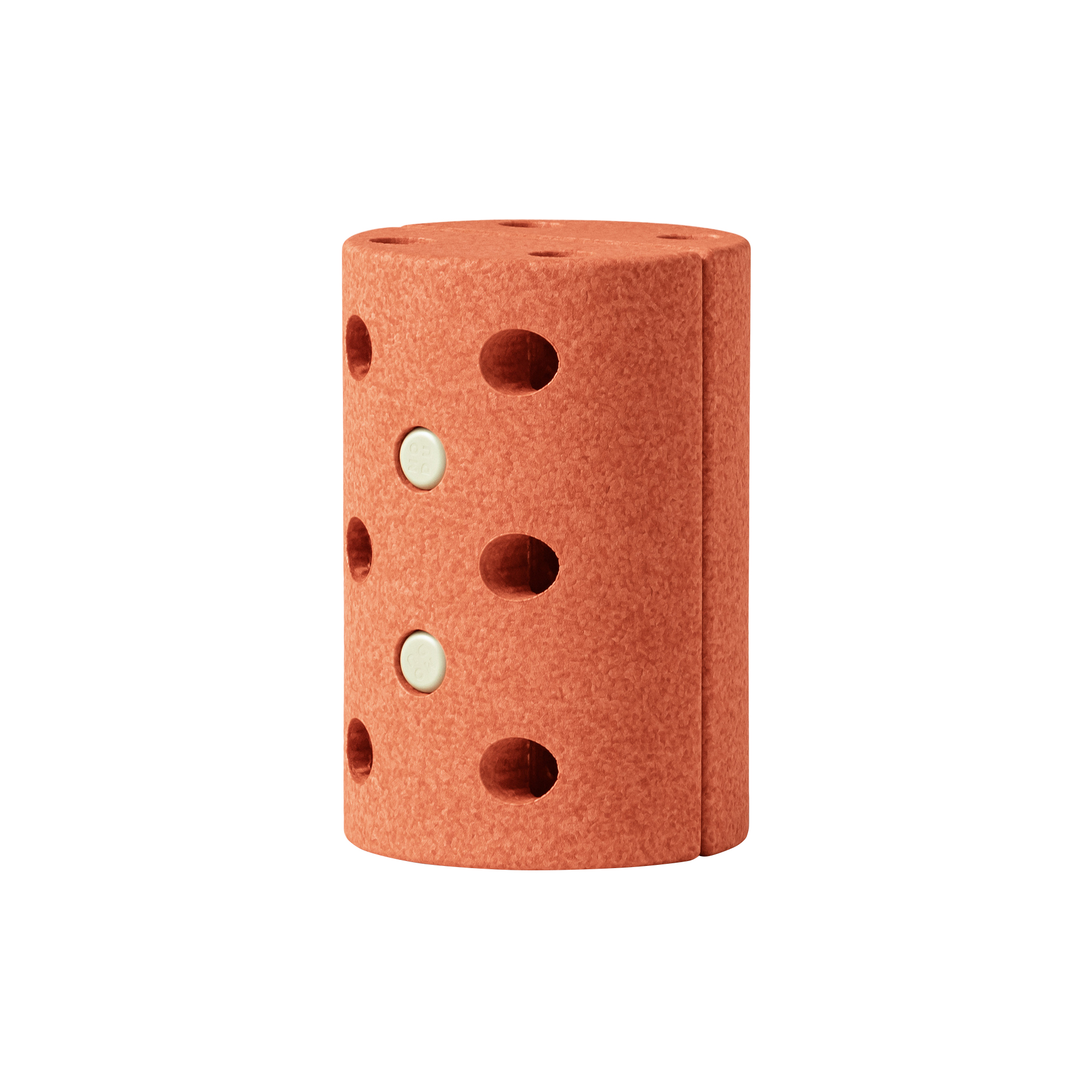MODU - Børneskammel, burnt orange/dusty green