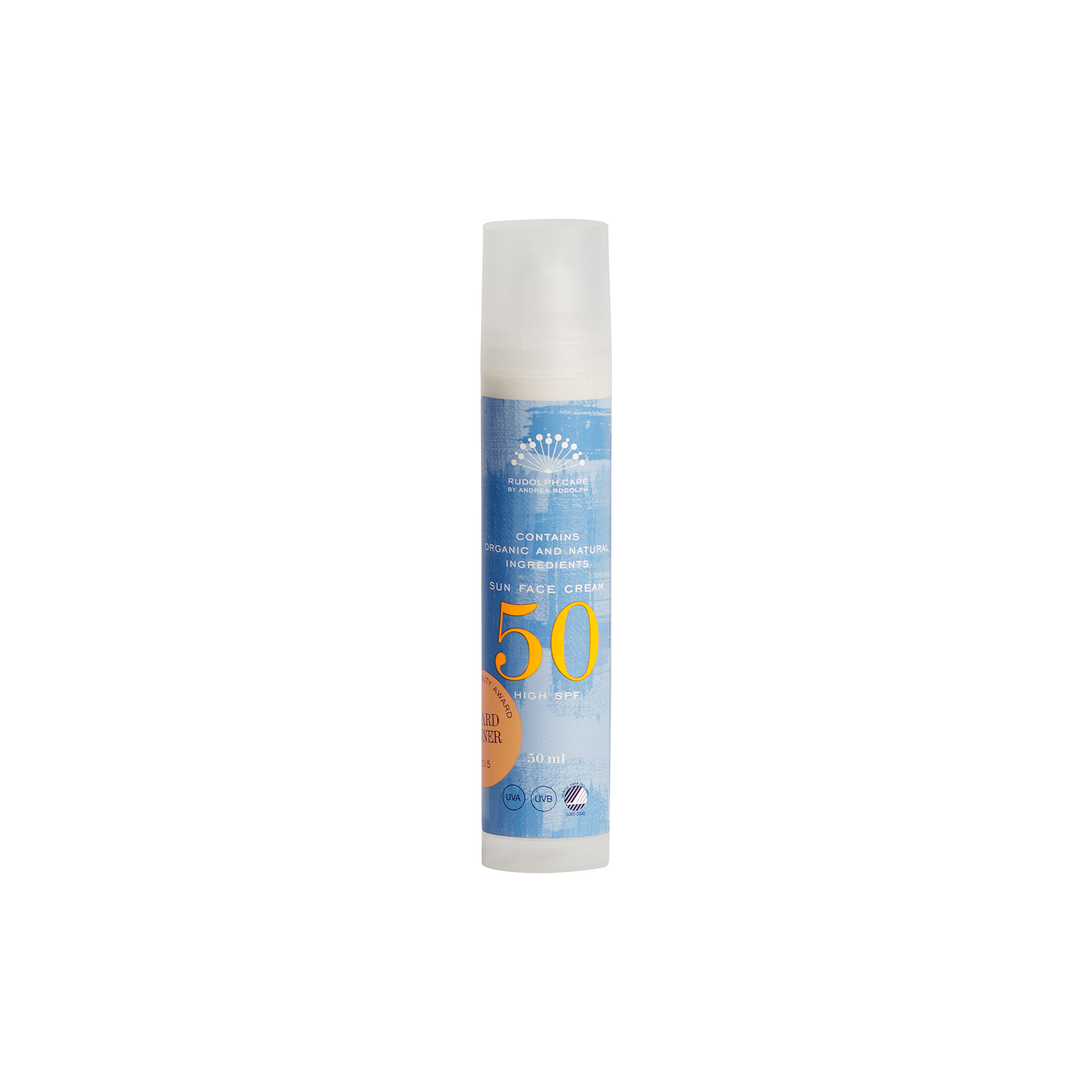 Rudolph Care - Organic Sun Face Cream, 50 SPF