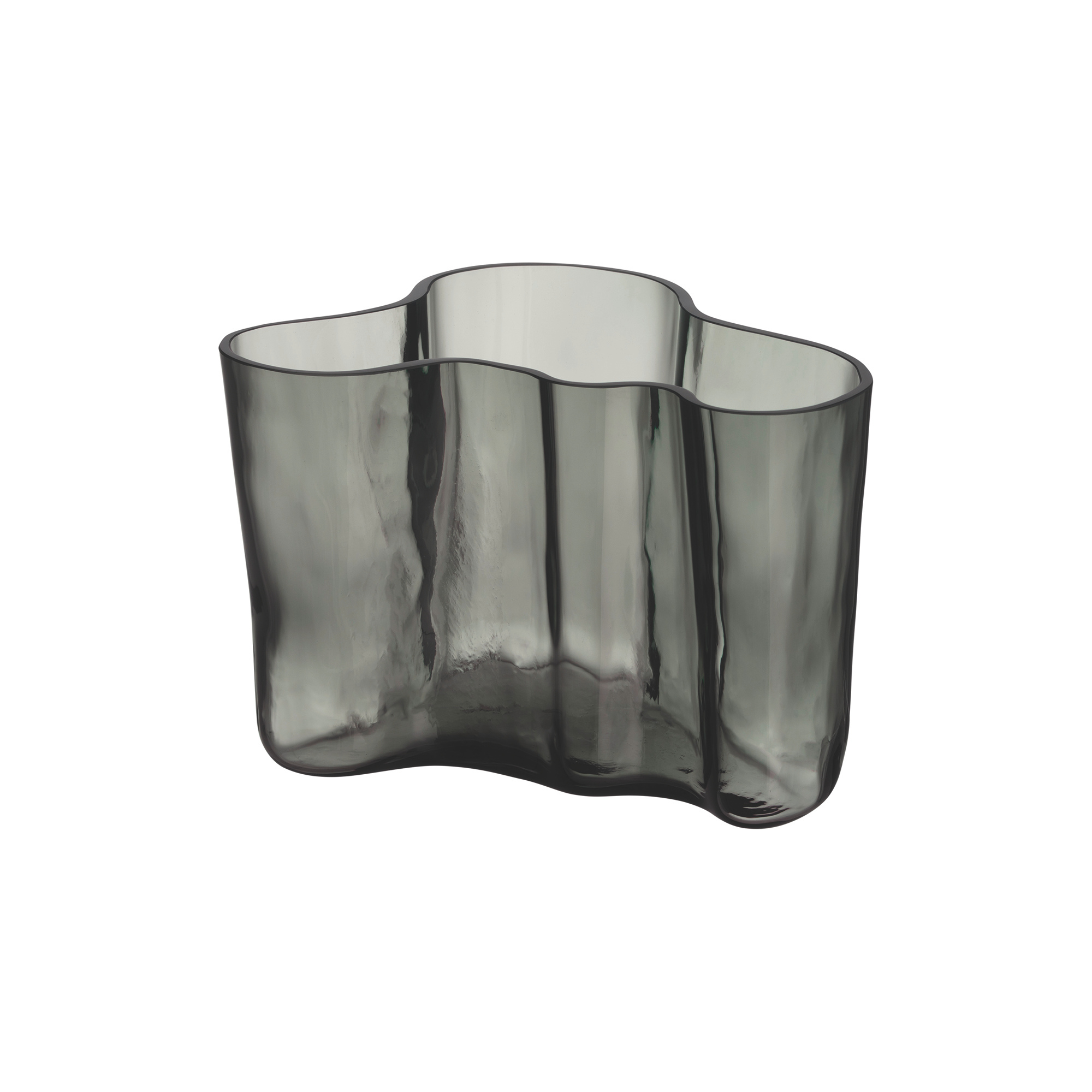 Iittala - Alvar Aalto vase 14 cm, mørk grå, Alvar Aalto Collection