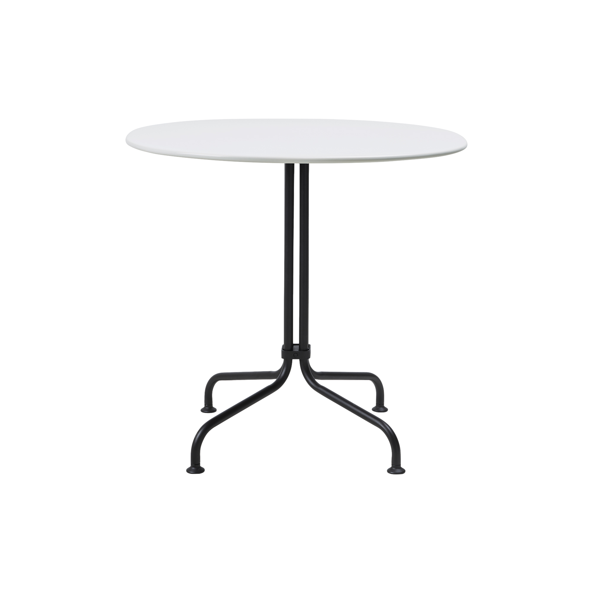 GUBI - Carmel Bistro Outdoor Dining Table, matt clam white