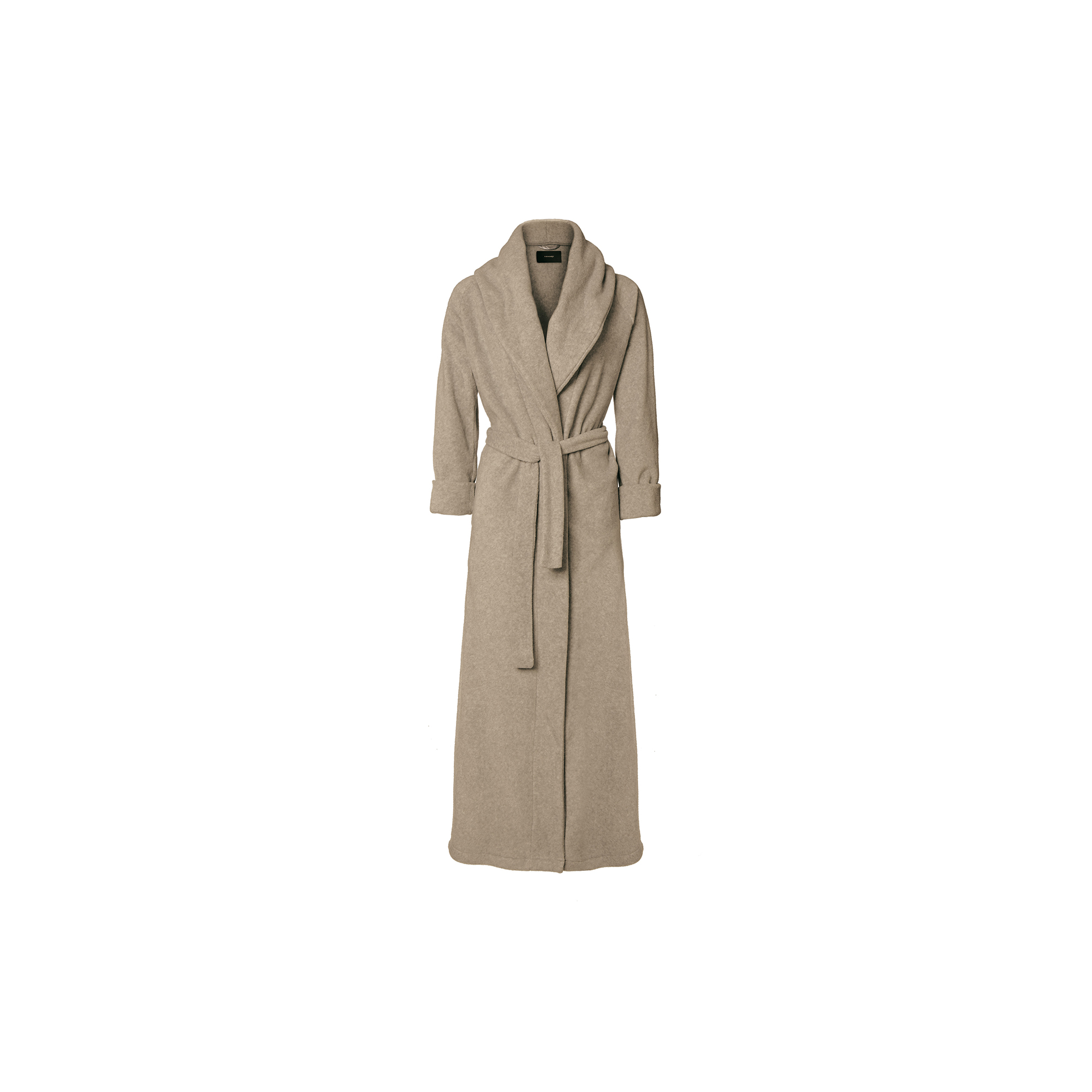 Karmameju - MOUNT EVEREST fleece bathrobe, beige - Str. M