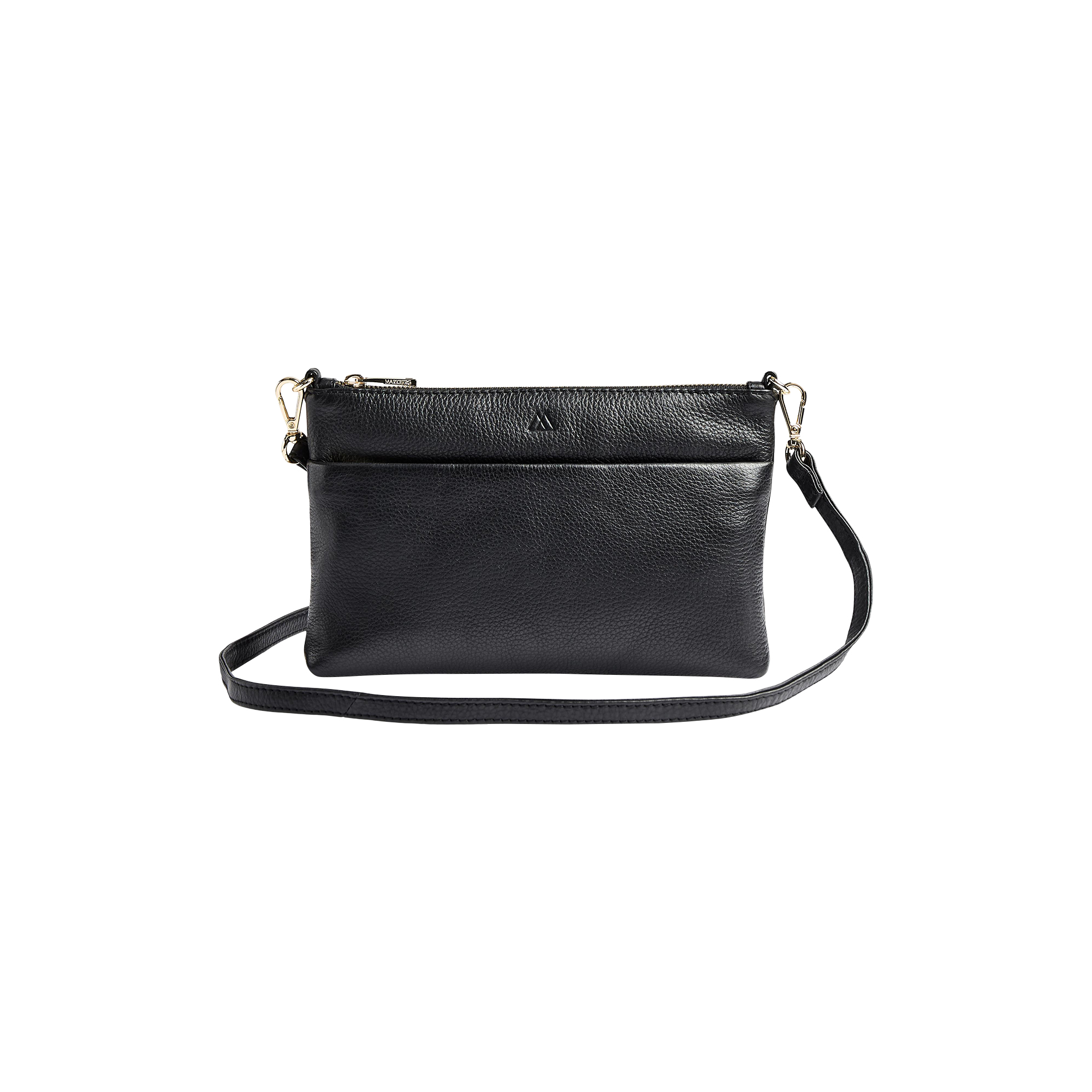 Markberg - KarimaMBG Crossbody Bag Grain, black w/gold
