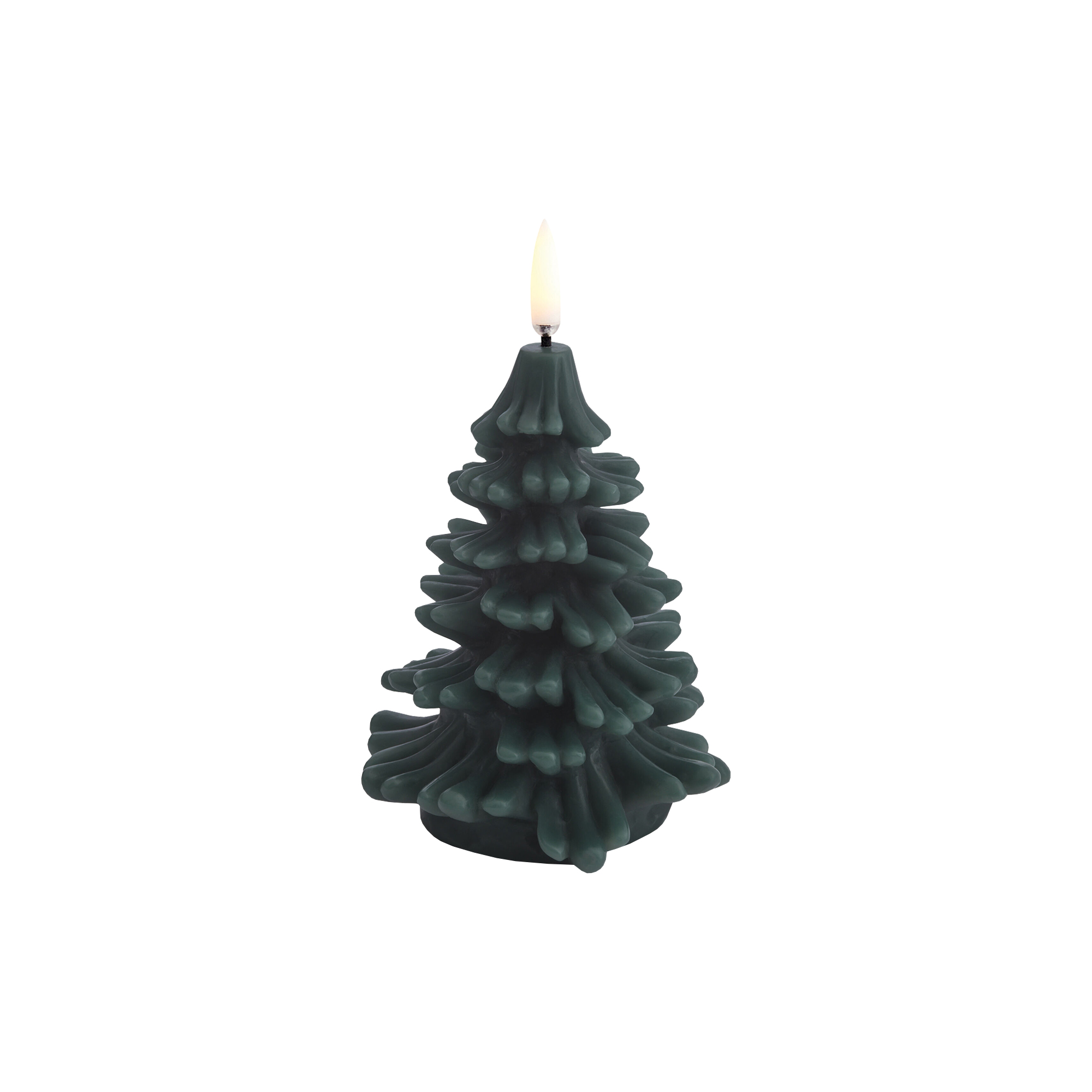 Uyuni Lighting - LED Christmas Tree Candle 12 cm, pine green, Celebration Collection - H12 cm