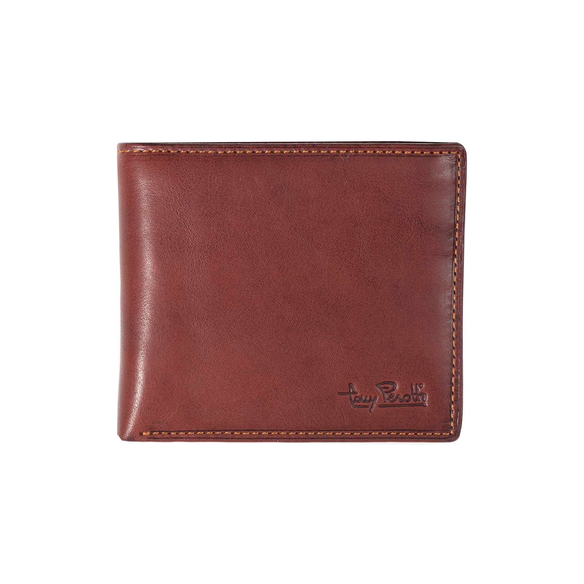 Tony Perotti - Billfold, dark brown - 11x9x1.5 cm