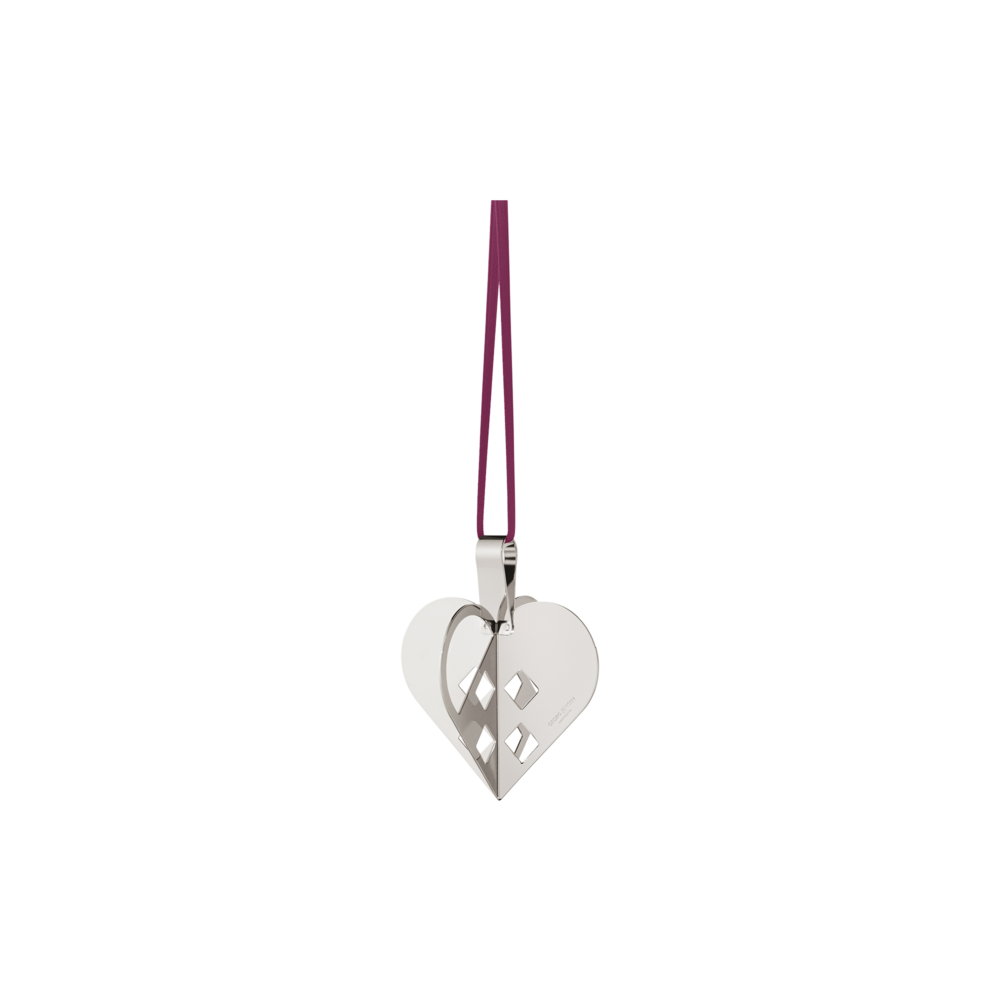 Georg Jensen - 2025 Juleornament Hjerte, sølv, Christmas Collectibles