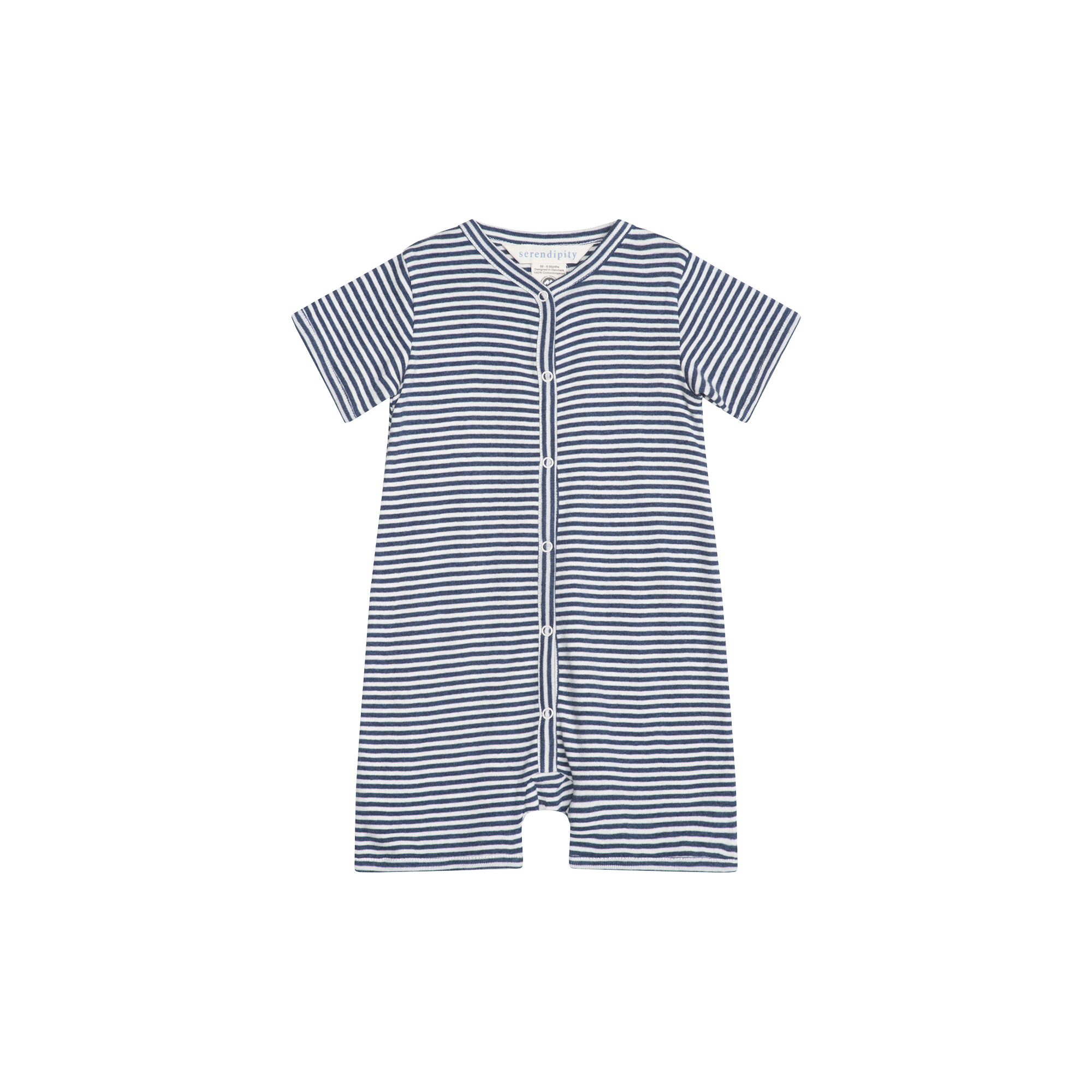Serendipity - Baby Short Suit Stripe, navy/offwhite - Str. 1M-56