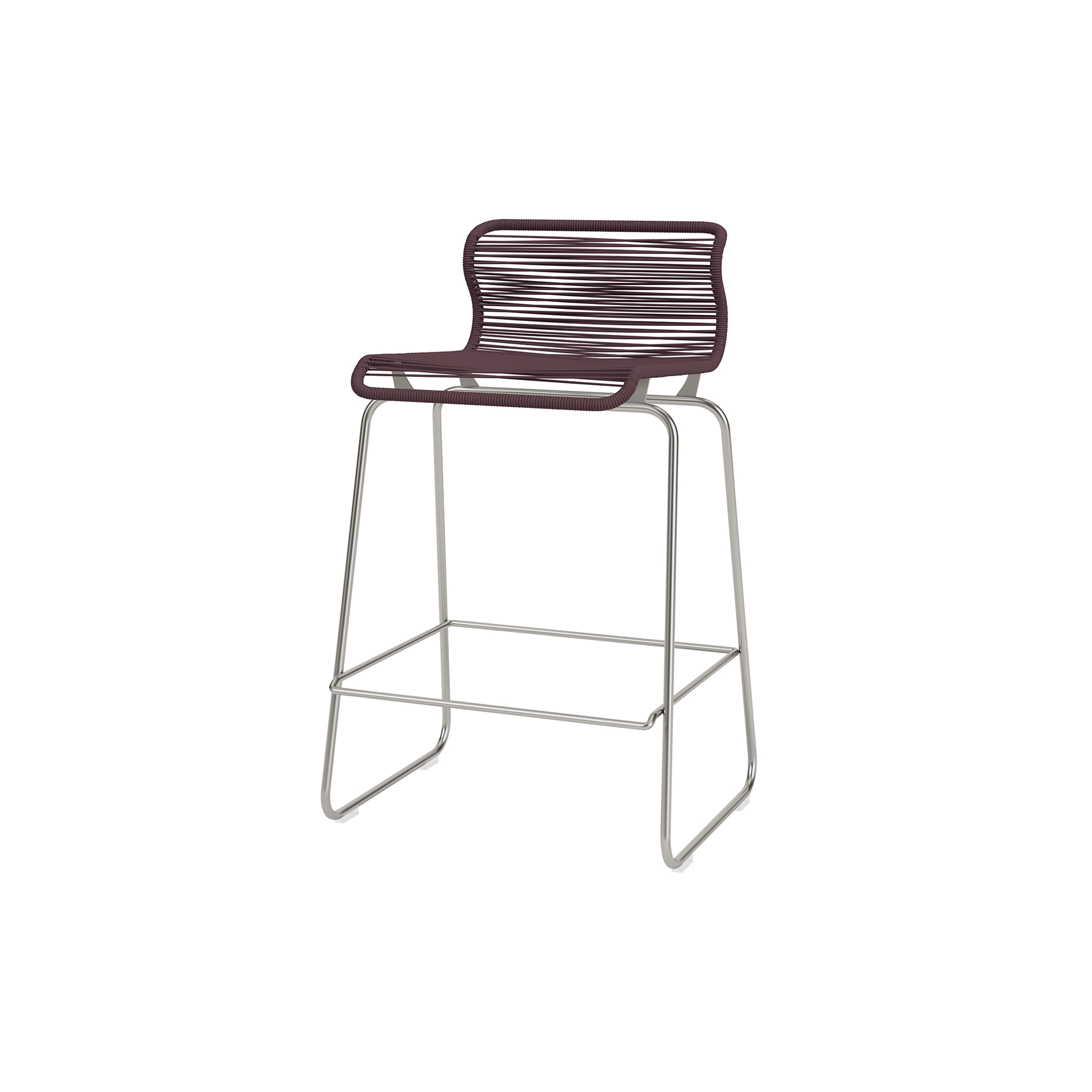 Montana Furniture - Panton One Kitchen barstol, marcel/steel - H: 83 x B: 50 x D: 44 cm.