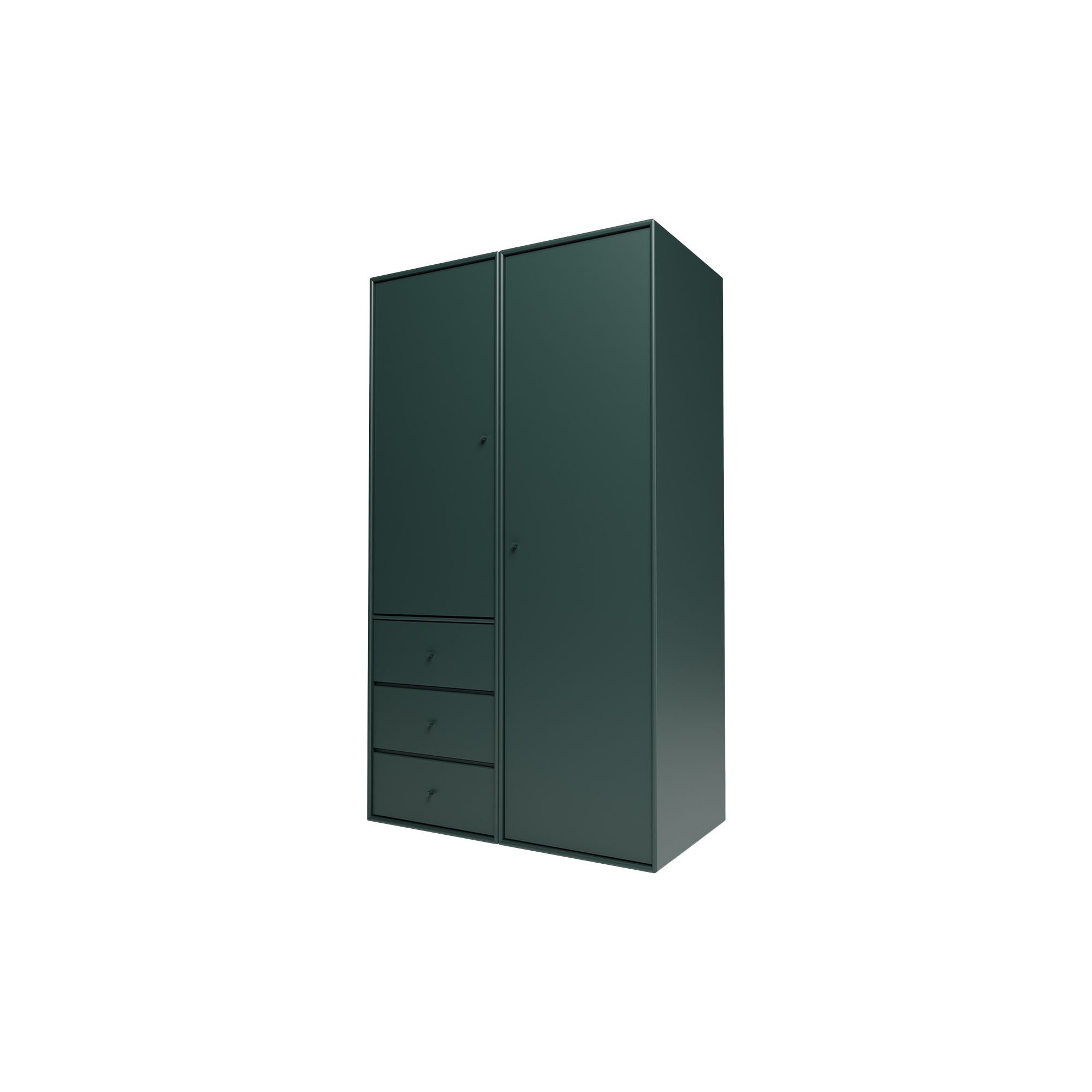 Montana Furniture - Montana Wardrobe ATTIRE III, 163 black jade