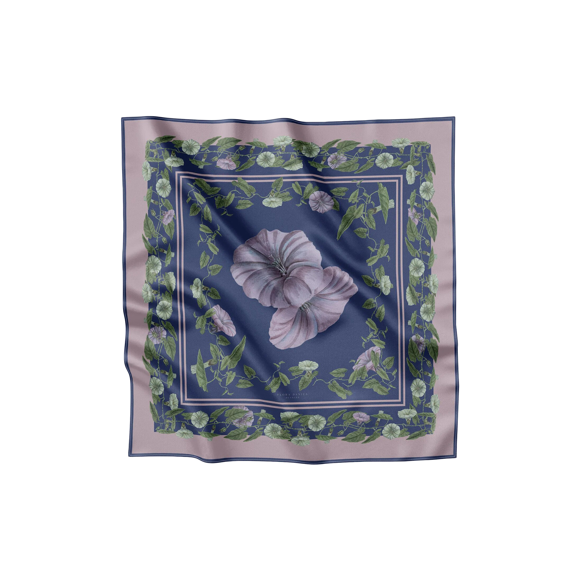 Flora Danica Denmark - Violet Nightshade silketørklæde - 70x70 cm