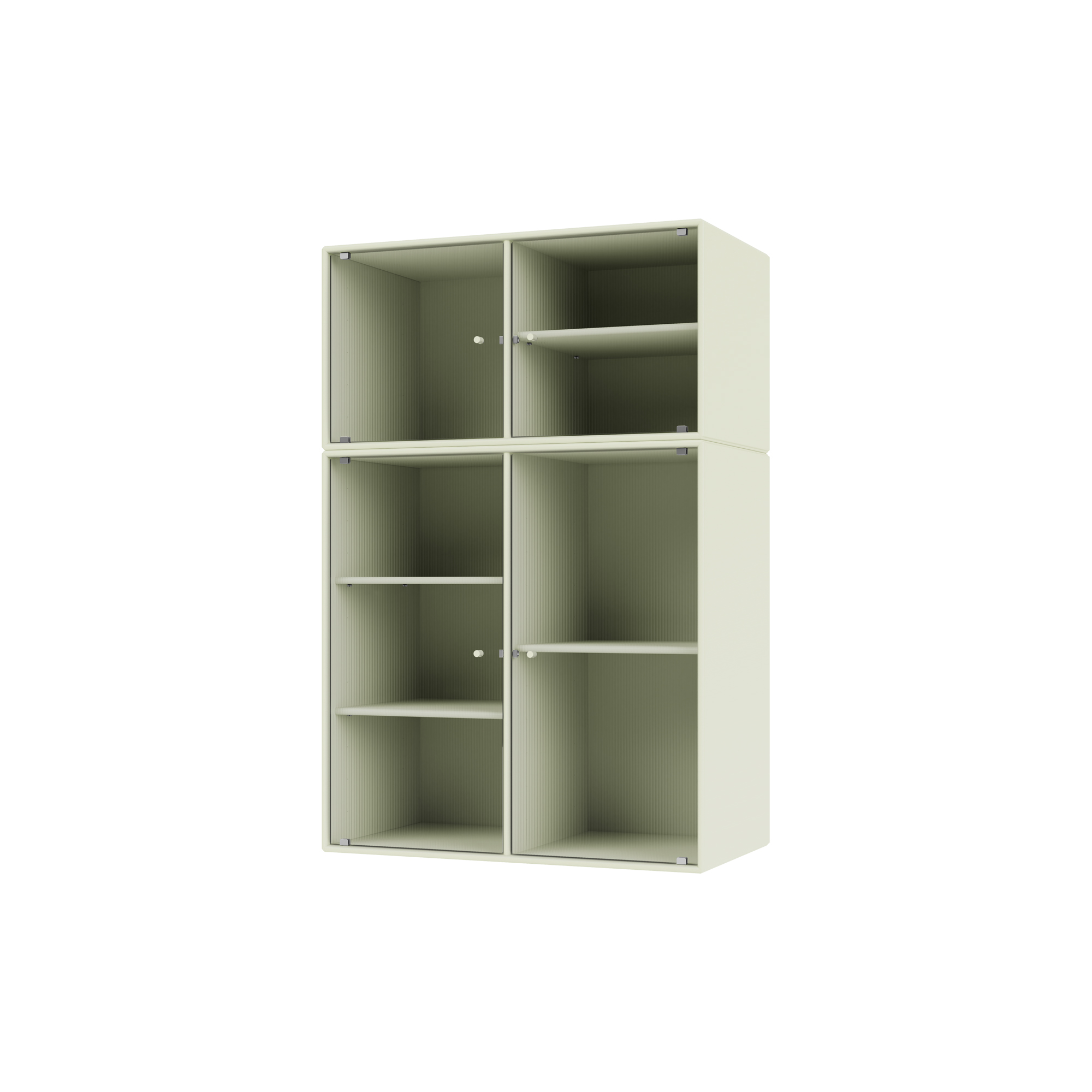 Montana Furniture - RIPPLE III vitrineskab, 140 pomelo