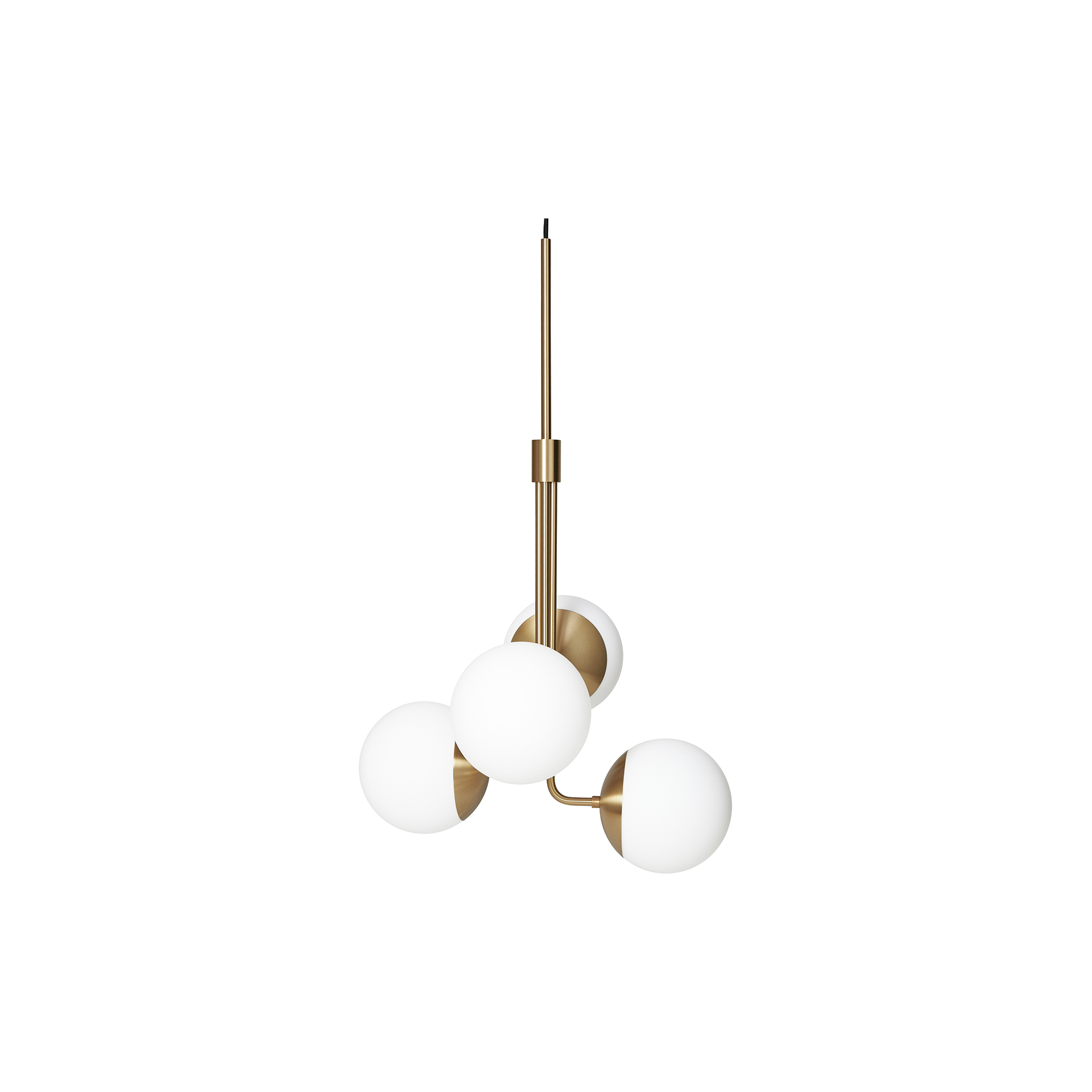 Rubn - Lord Bouquet Chandelier, brass/opal