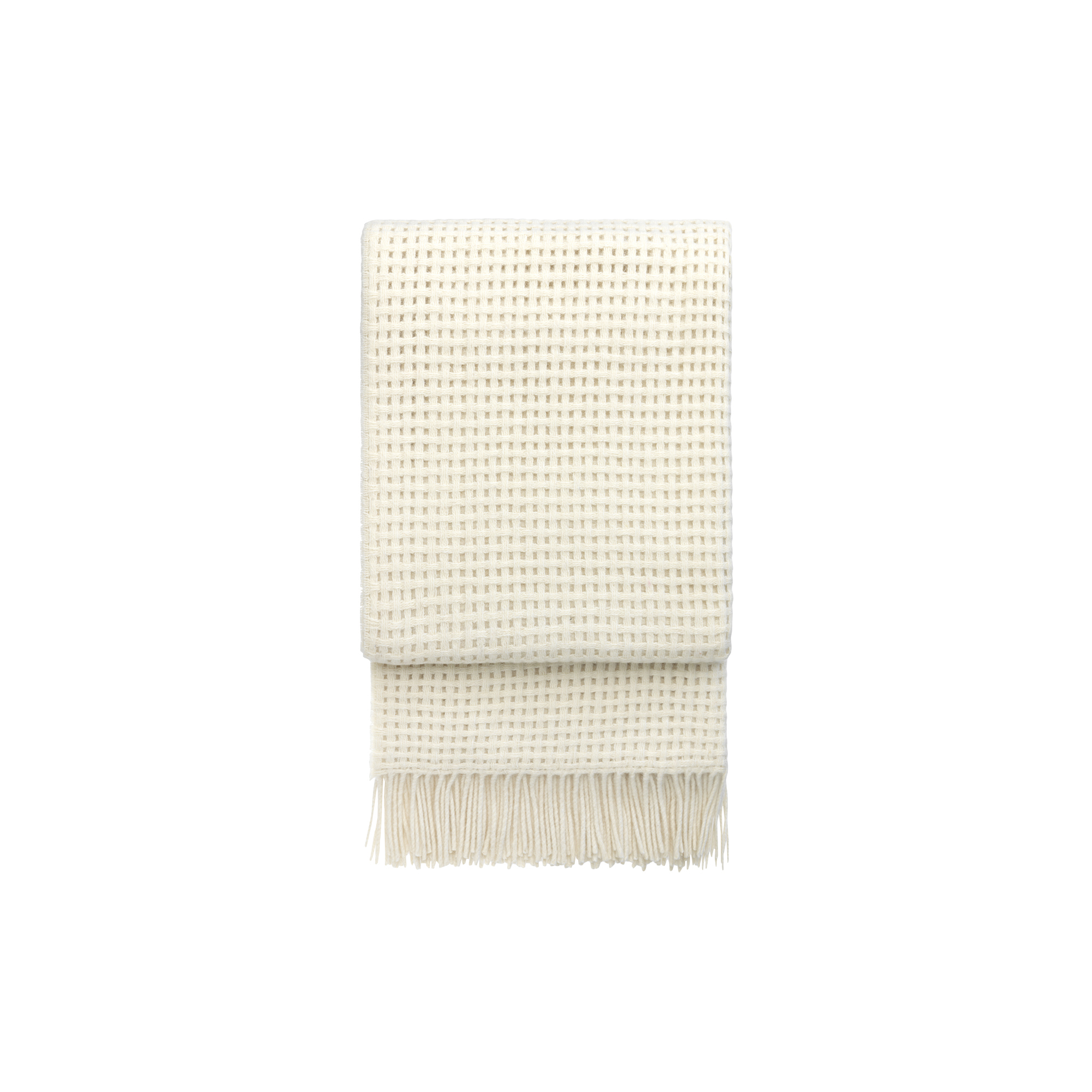 ELVANG - Basket plaid, off white