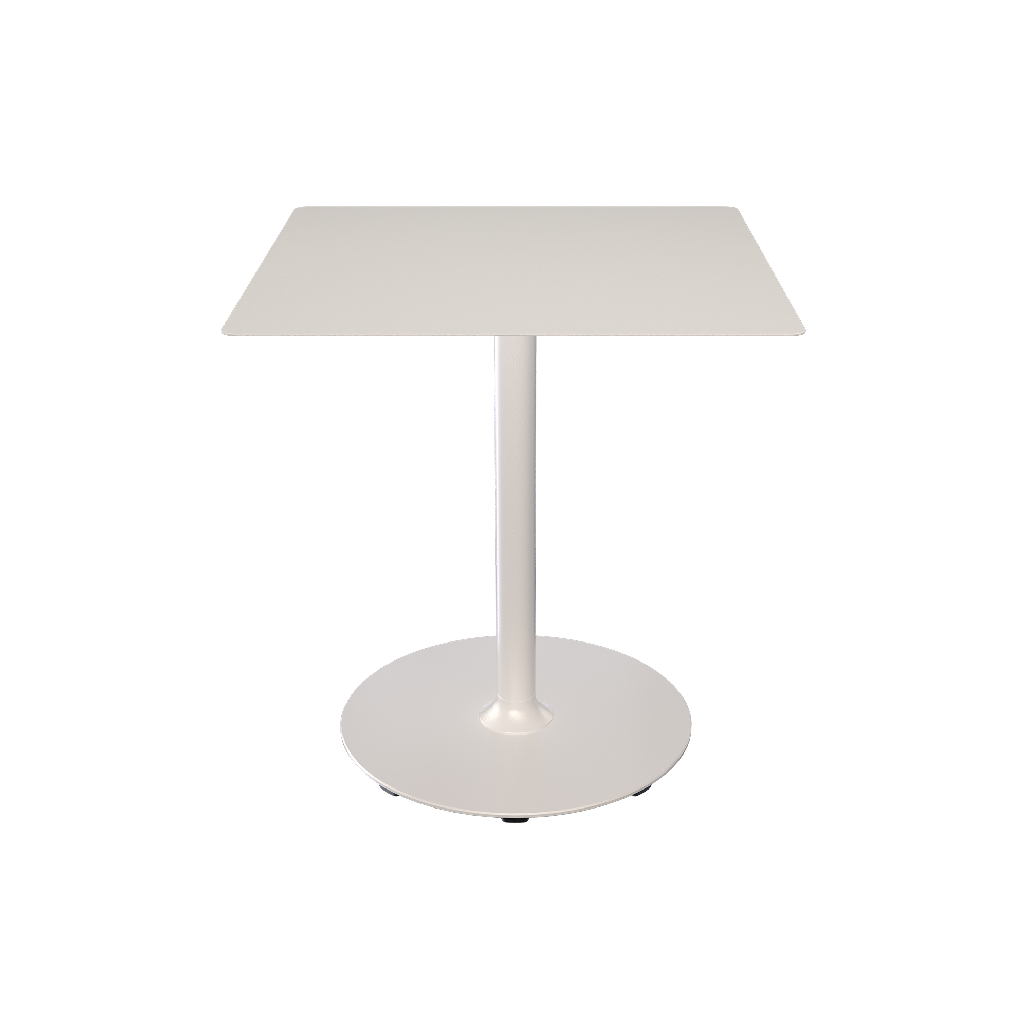 HOUE - PICO Café Table with Round Base 70x70, muted white