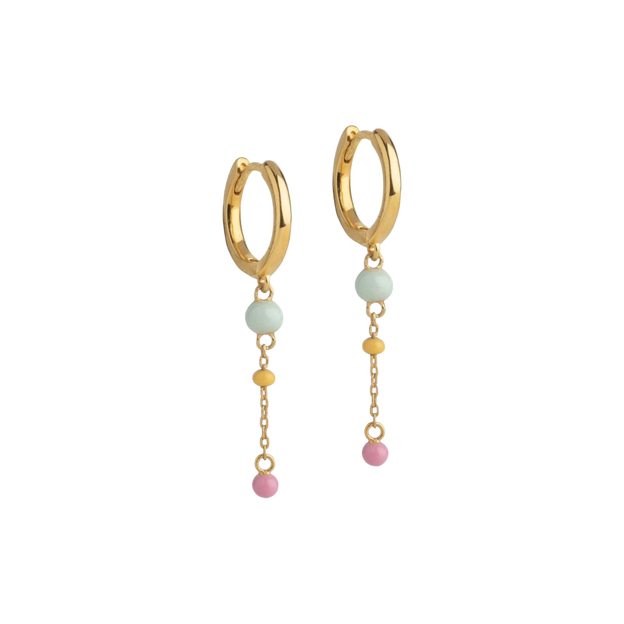 ENAMEL Copenhagen - Lola Bold Hoops, rainbow, Lola Bold