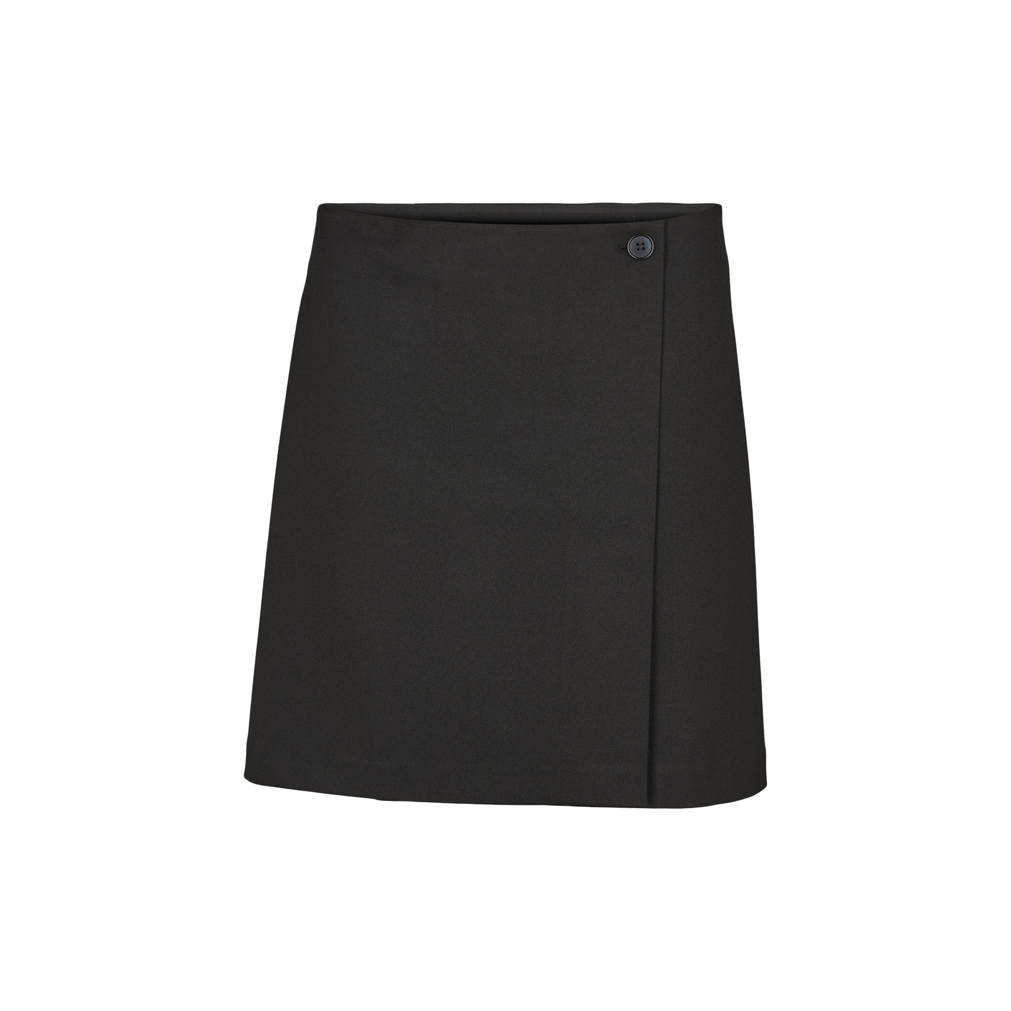 Basic Apparel - Marjo Wrap Skirt, black - Str. S