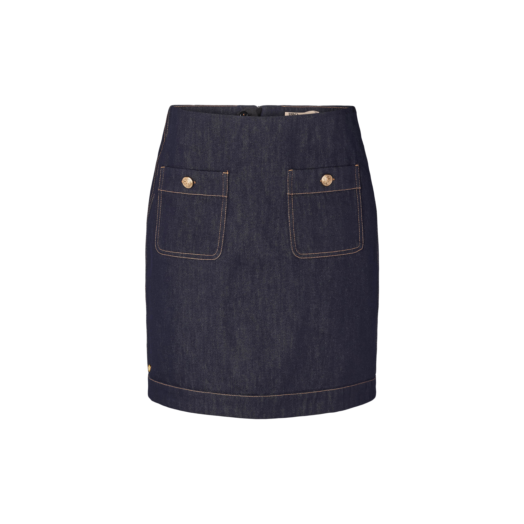 PBO - 1019PBOMarmonti skirt, dark denim - Str. 42