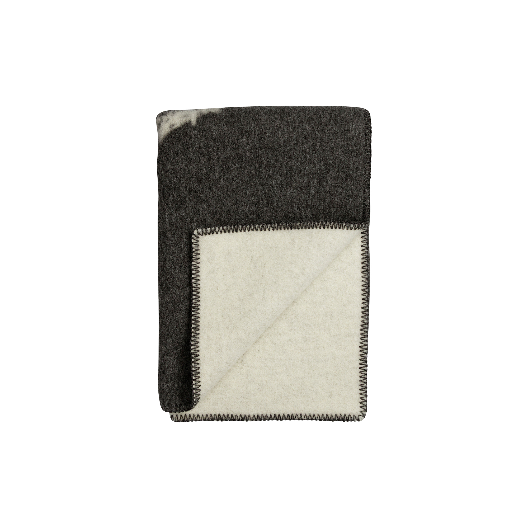 Røros Tweed - MELGAARD Throw, grey/natural